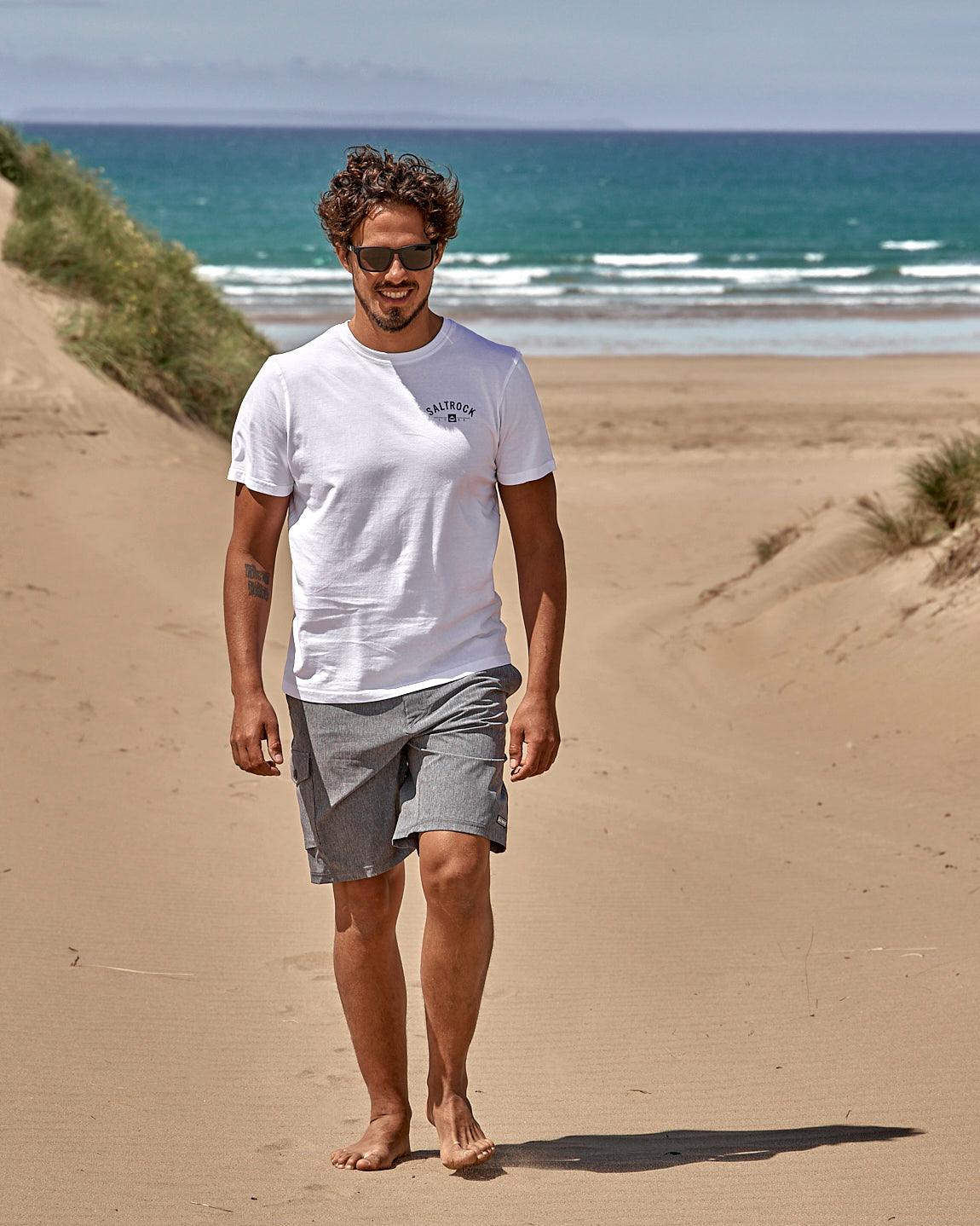 Location Mens T-Shirt Lyme Regis - White - Image 6