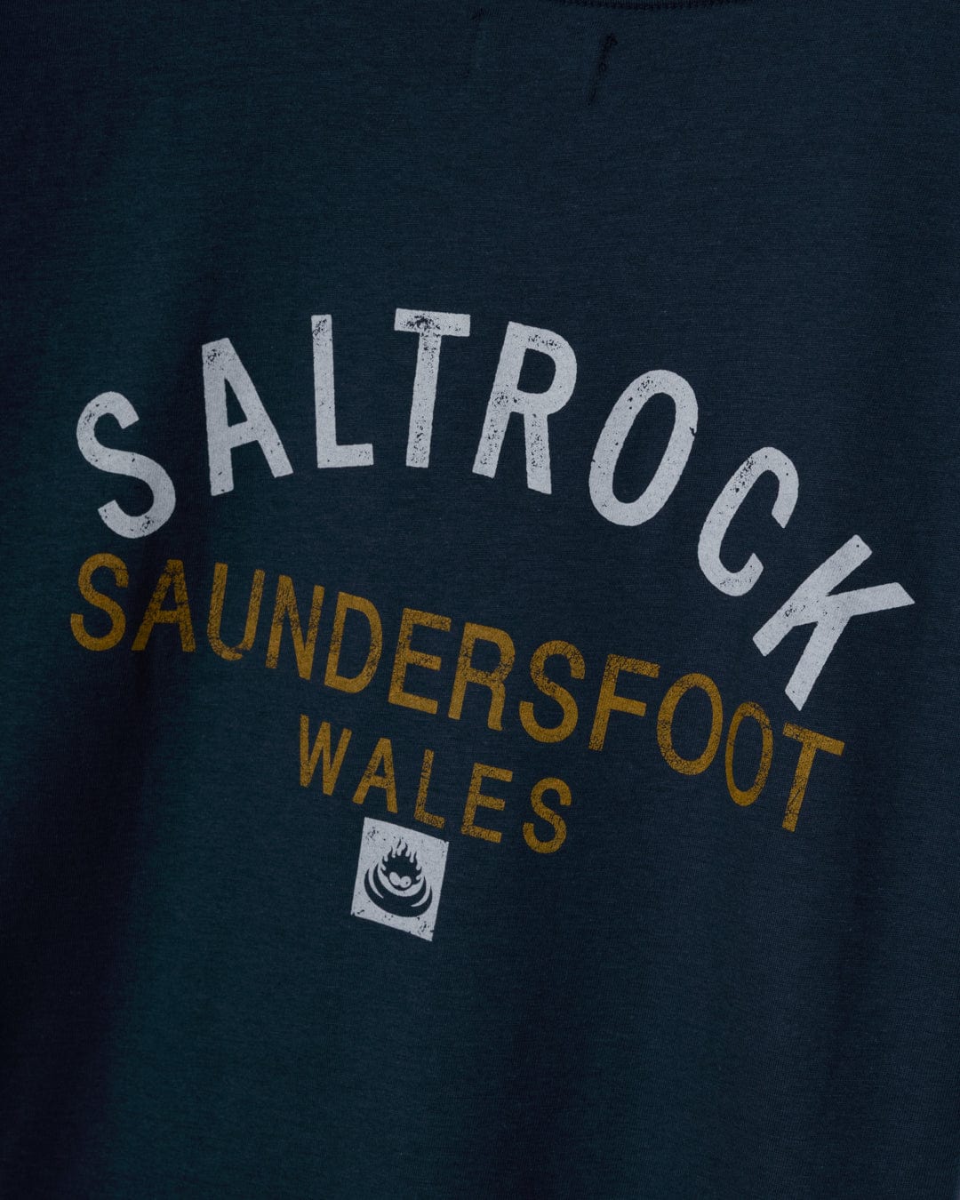 Location Saundersfoot - Mens T-Shirt - Blue - Image 3
