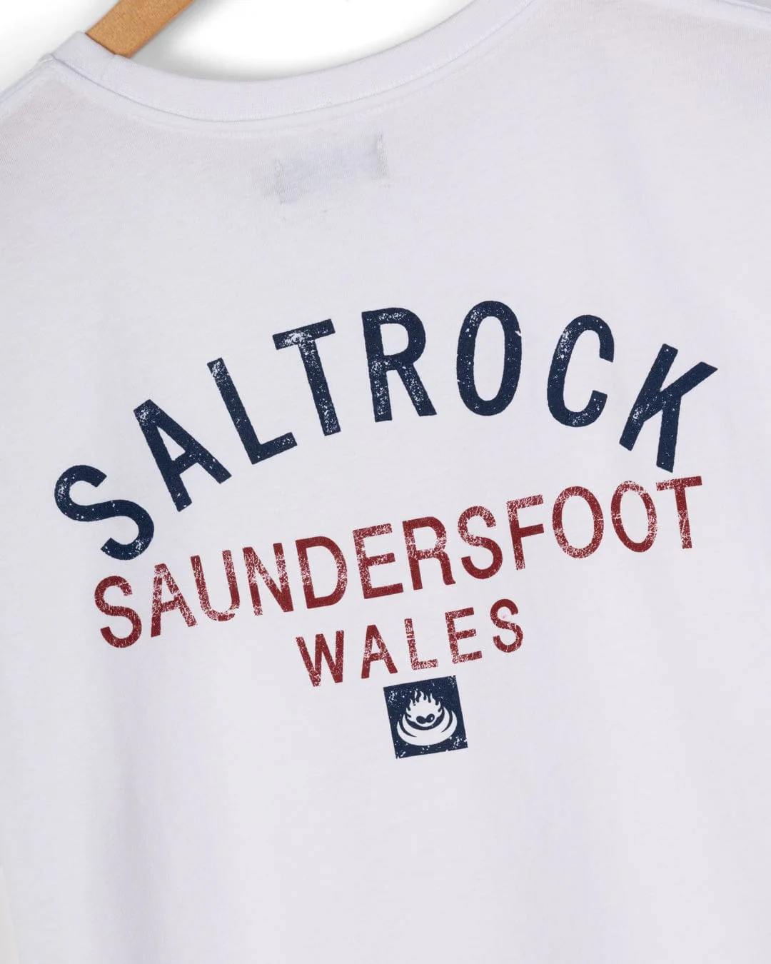 Location Saundersfoot - Mens T-Shirt - White - Image 3