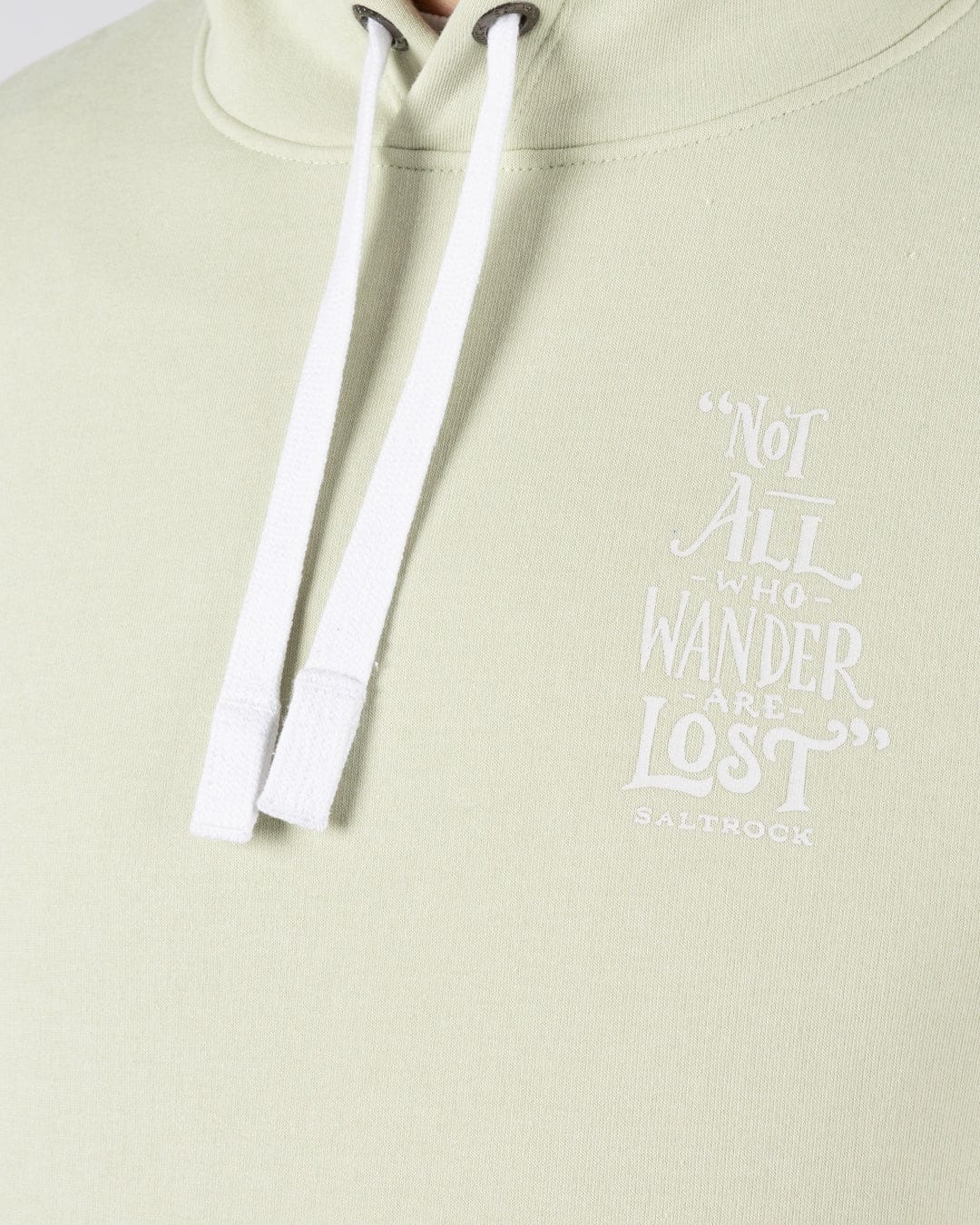 Lost Ships - Mens Pop Hoodie - Light Green - Image 5