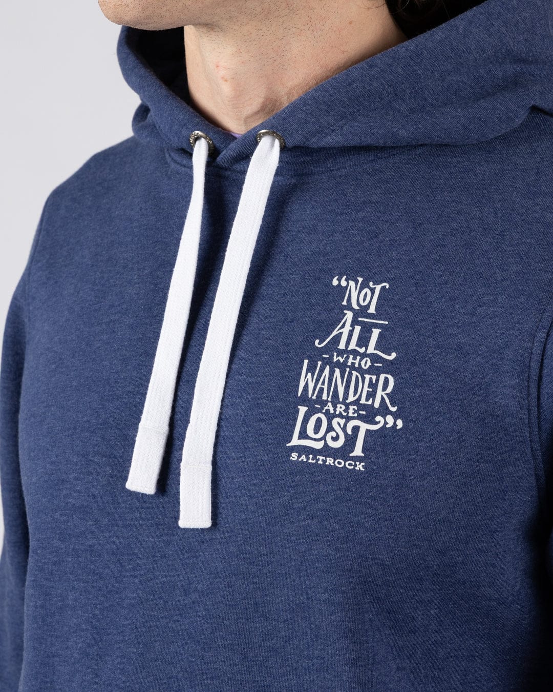 Lost Ships - Mens Pop Hoodie - Blue - Image 5