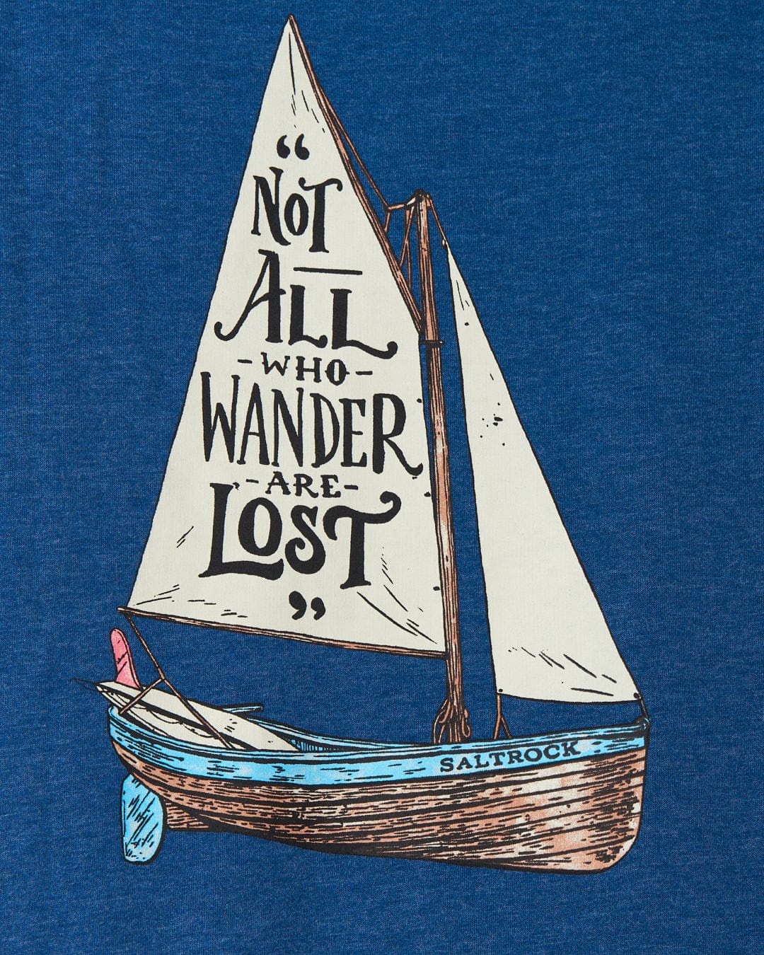 Lost Ships - Mens Pop Hoodie - Blue - Image 9