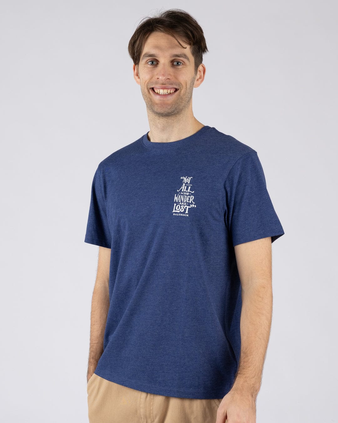 Lost Ships - Mens Short Sleeve T-Shirt - Navy - Image 9