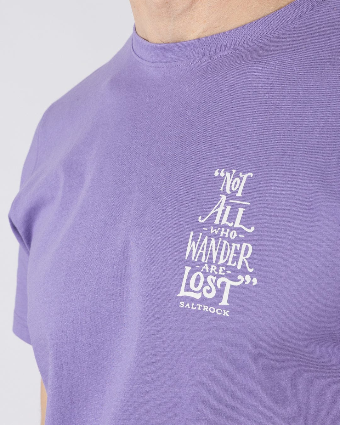 Lost Ships - Mens Short Sleeve Tee - Purple - Image 4