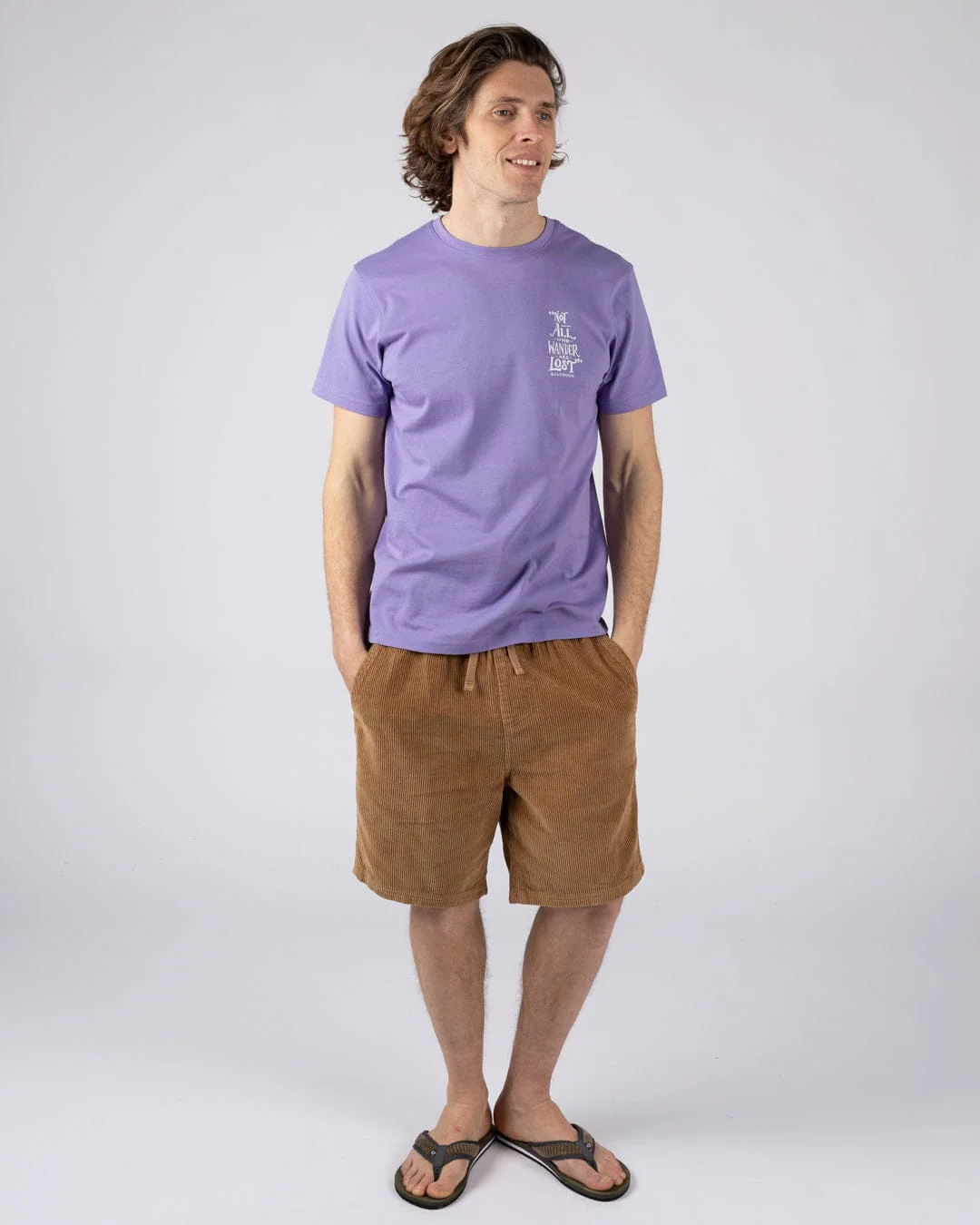 Lost Ships - Mens Short Sleeve Tee - Purple - Image 5