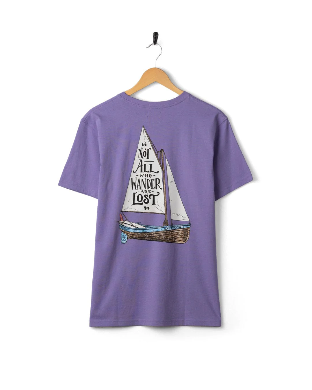 Lost Ships - Mens Short Sleeve Tee - Purple - Image 6