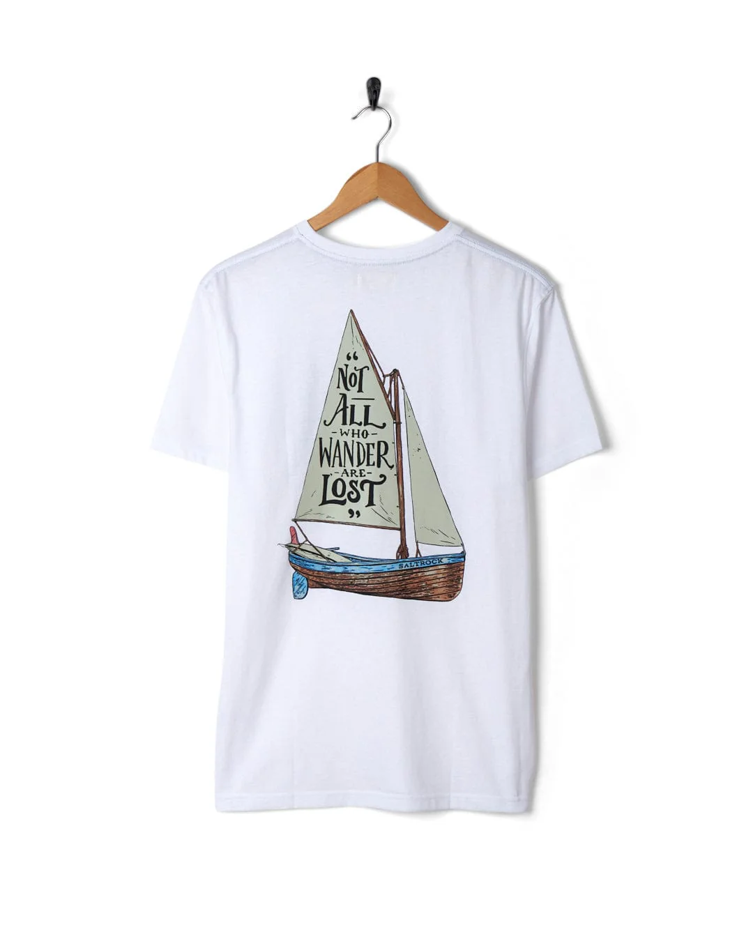 Lost Ships Mens Short Sleeve T-Shirt - White - Image 3