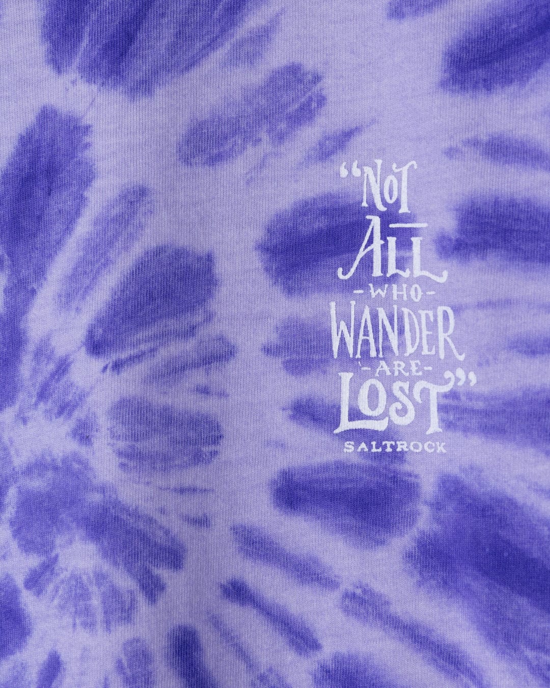 Lost Ships -  Kids Tie Dye Short Sleeve T-Shirt - Purple - Image 4