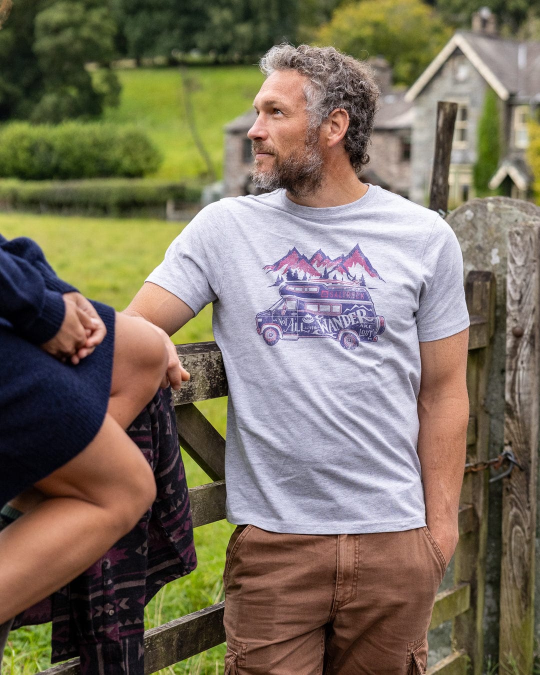 Lost Van - Mens Short Sleeve T-Shirt - Grey - Image 6