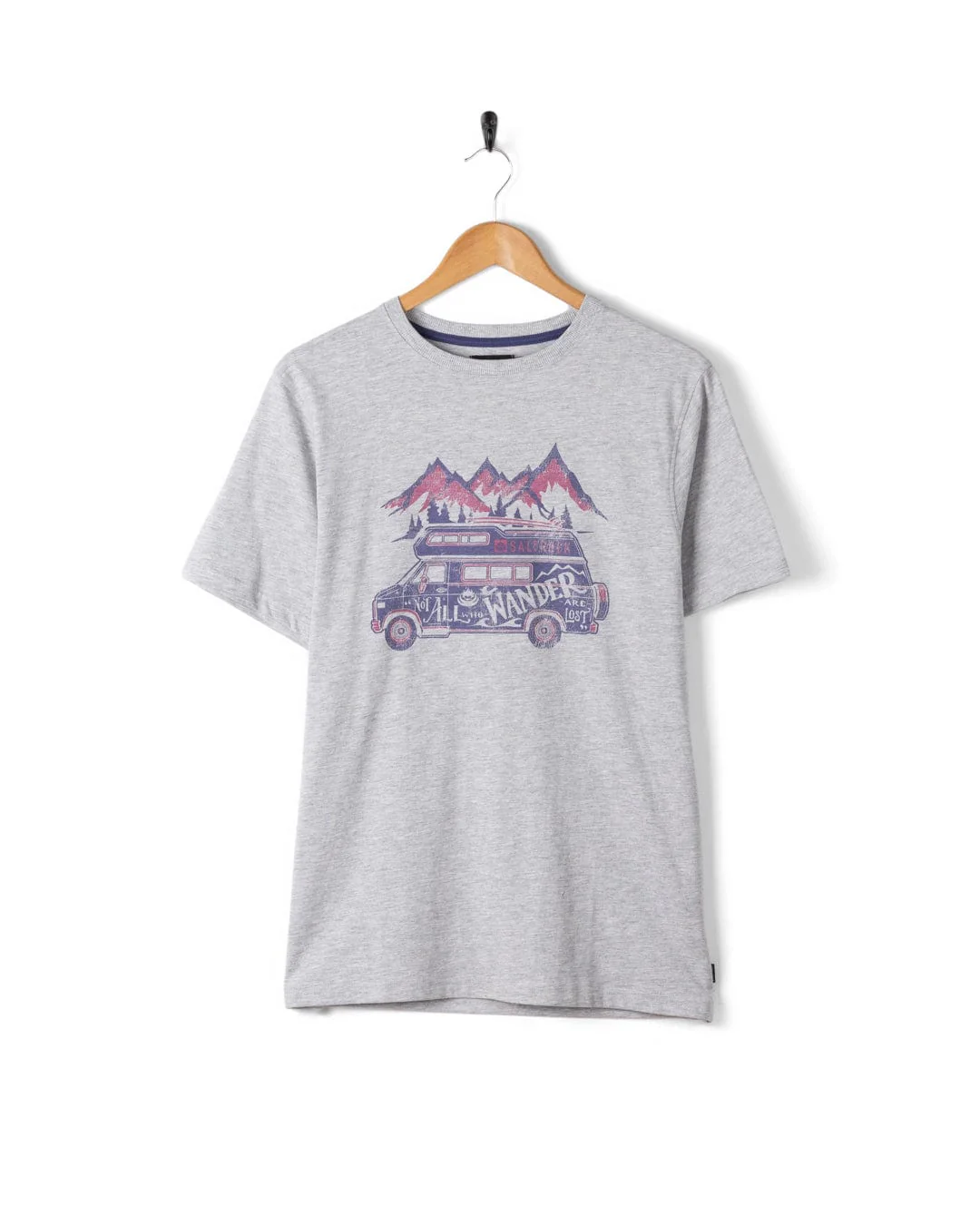 Lost Van - Mens Short Sleeve T-Shirt - Grey - Image 7