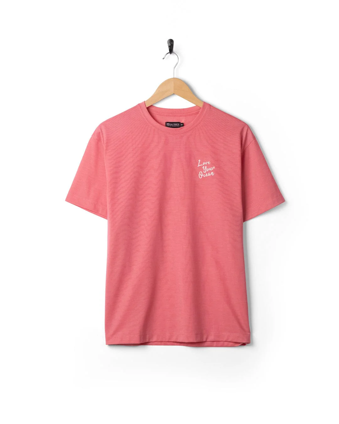 Love - Womens Oversized Short Sleeve T-Shirt - Bright Pink - Image 6