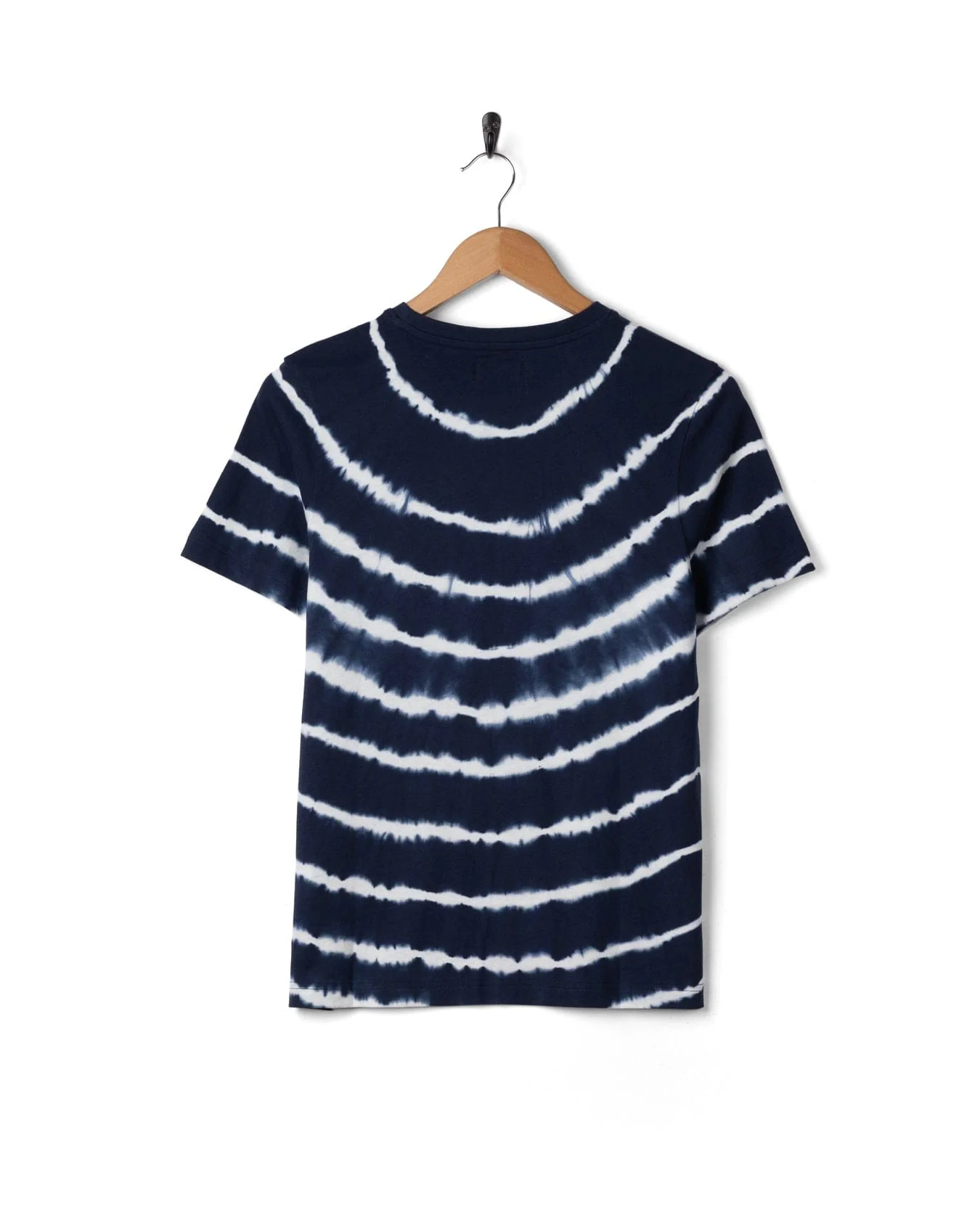 Love Your Ocean - Womens Tie Dye Short Sleeve T-Shirt - Blue/White - Image 6