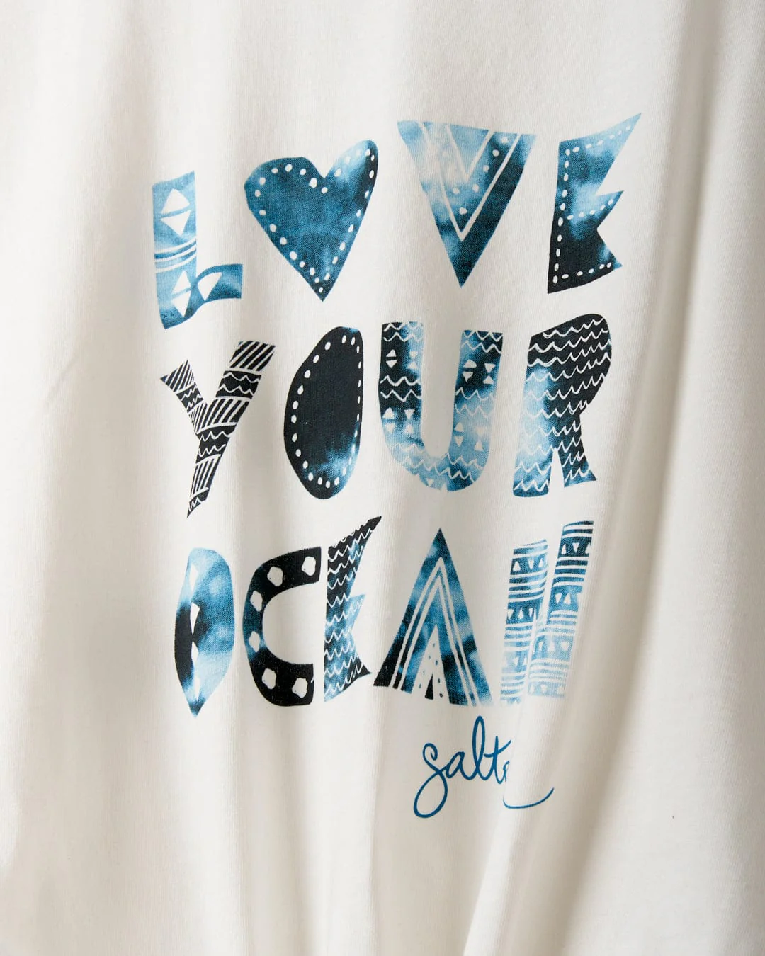 Love Your Ocean - Recycled Womens T-Shirt - White - Image 6