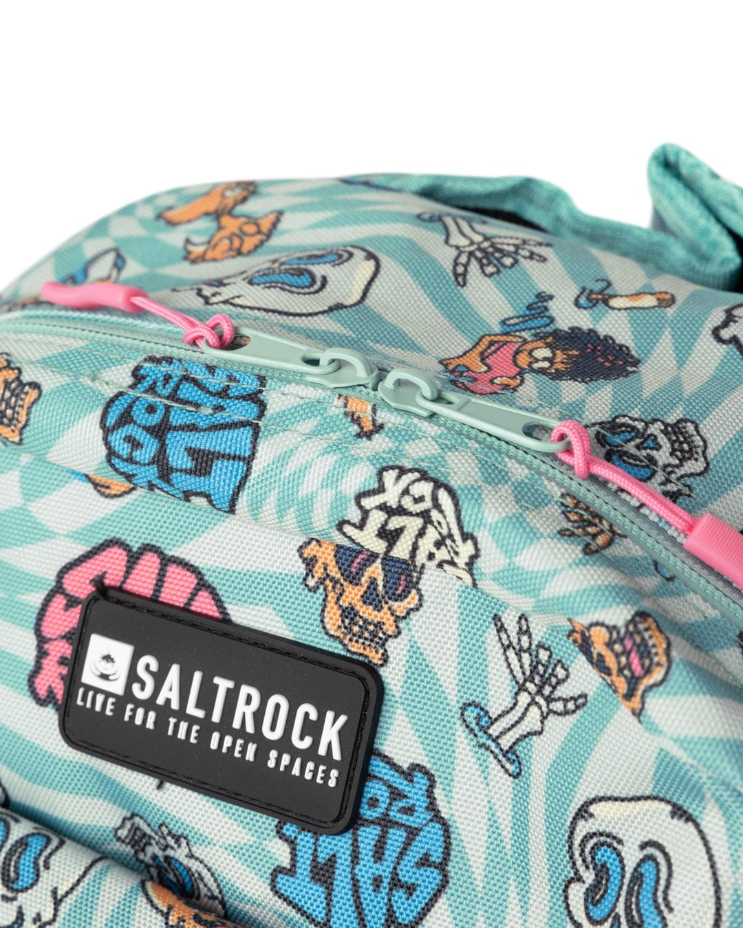 Lush Waves - Backpack - Blue - Image 5