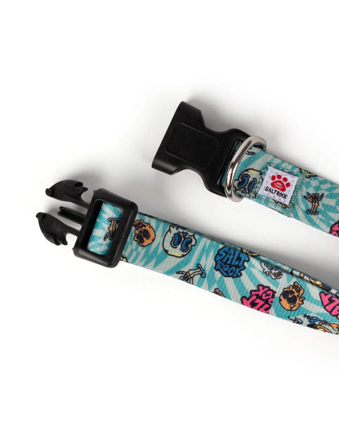Lush Waves - Pet Collar - Light Blue - Image 2
