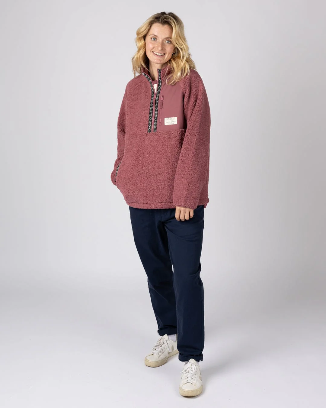 Lya - Womens Fleece - Dark Pink - Image 5