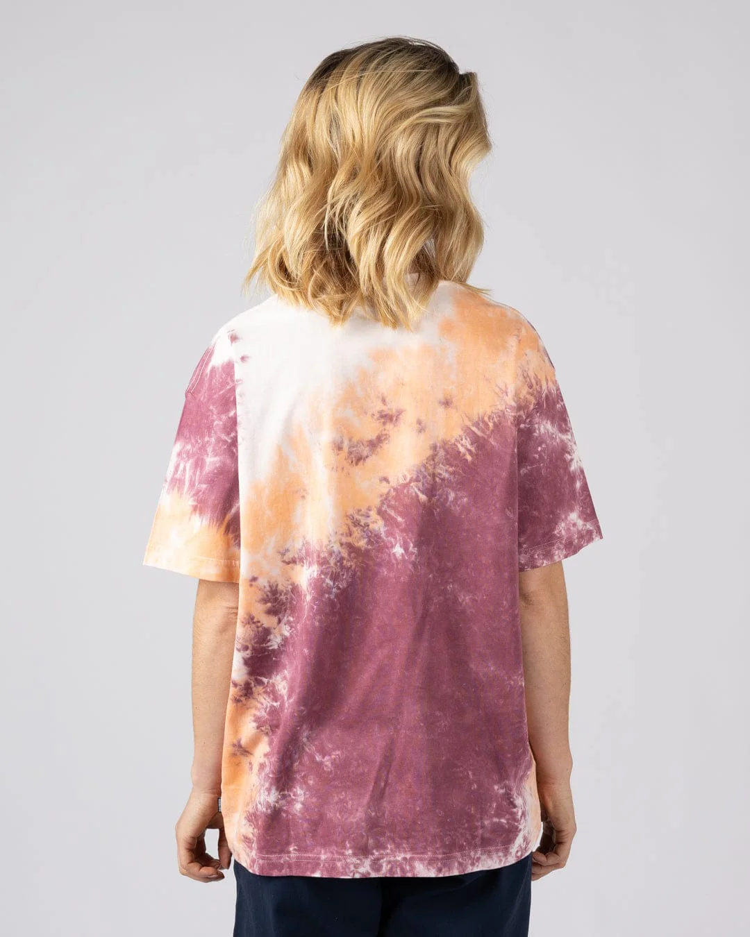 Make Magic - Womens Oversized Tie Dye T-Shirt - Pink - Image 6