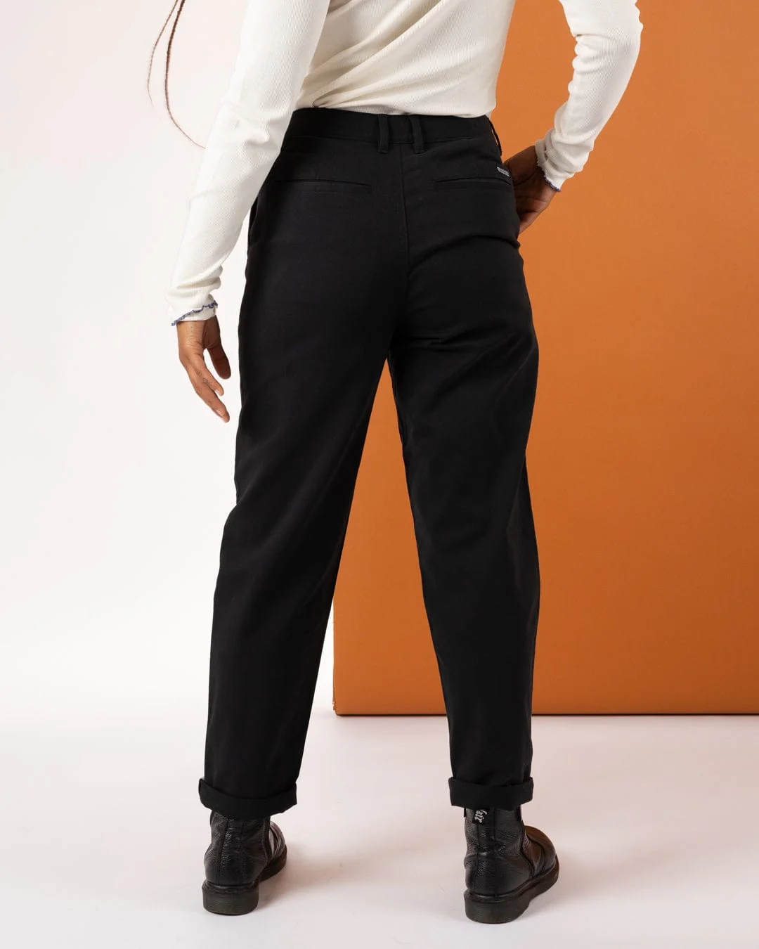 Mara - Womens Chino - Black - Image 8