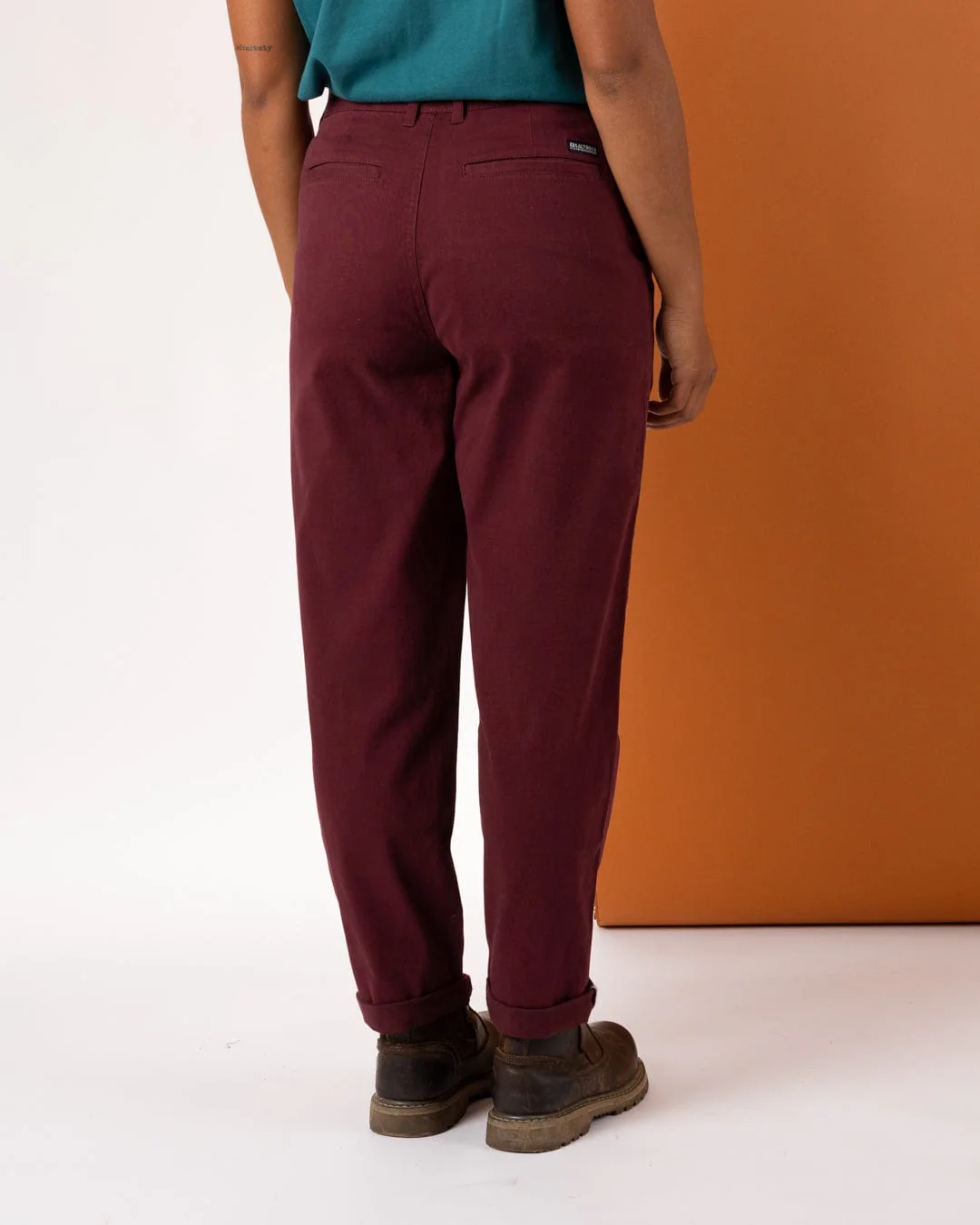 Mara - Womens Chino - Dark Purple - Image 6