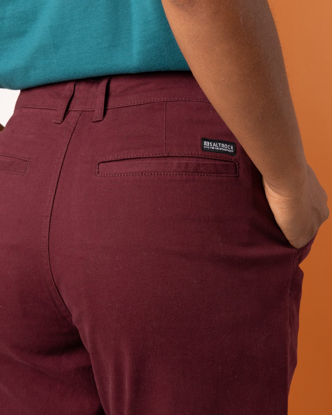 Mara - Womens Chino - Dark Purple - Image 8