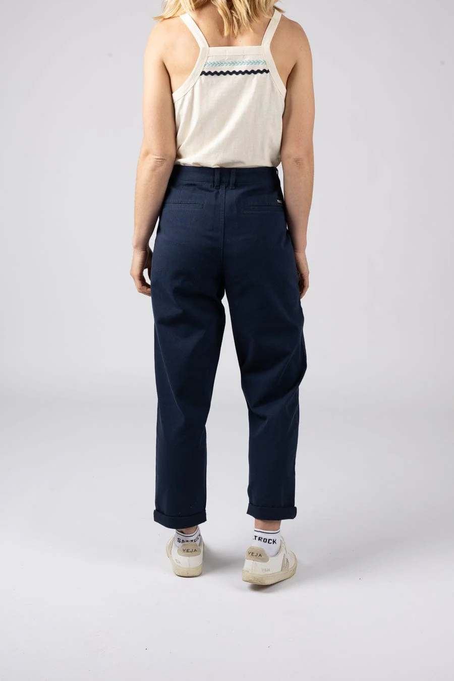 Mara - Womens Chino - Blue - Image 4
