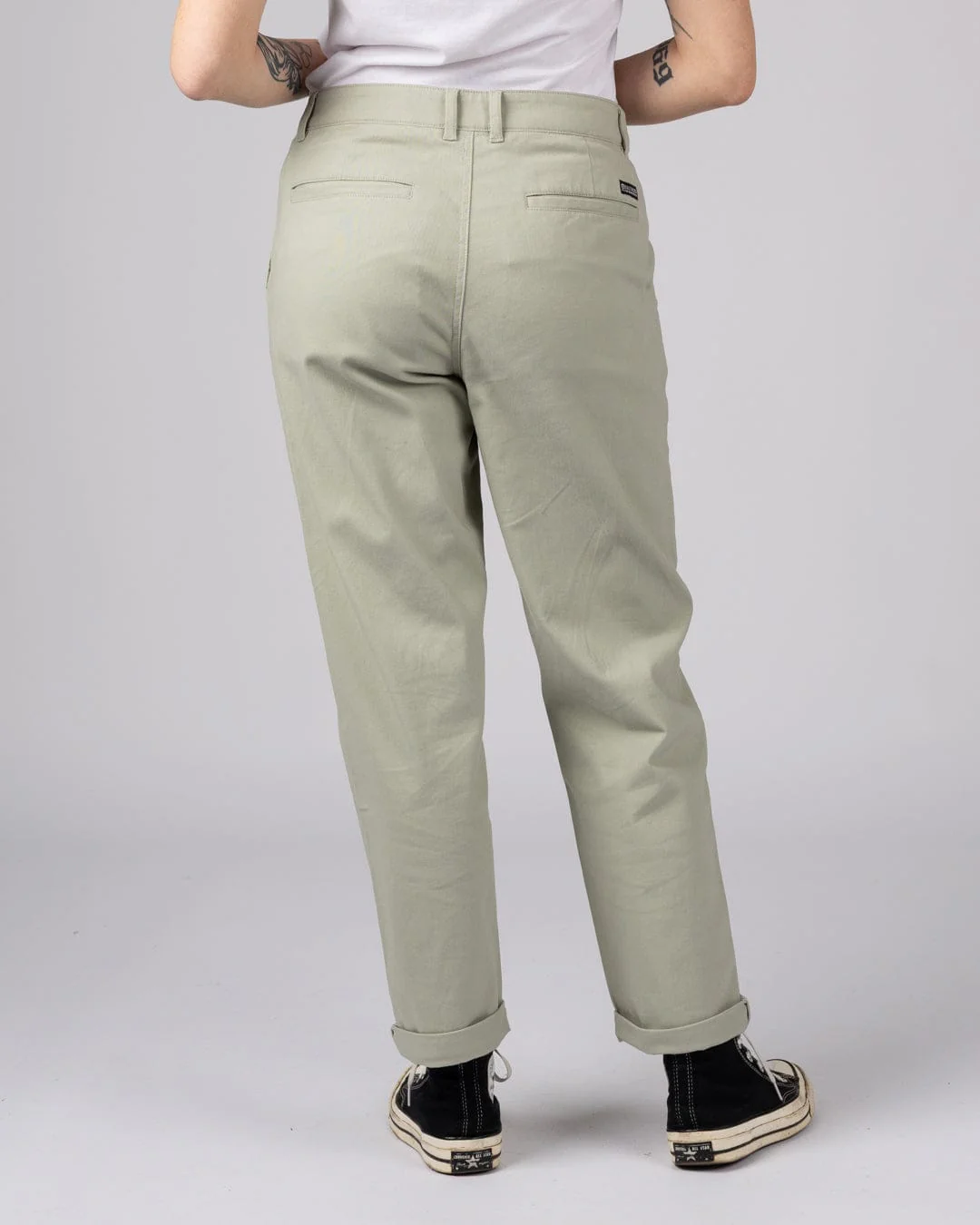 Mara - Womens Chino - Light Green - Image 4