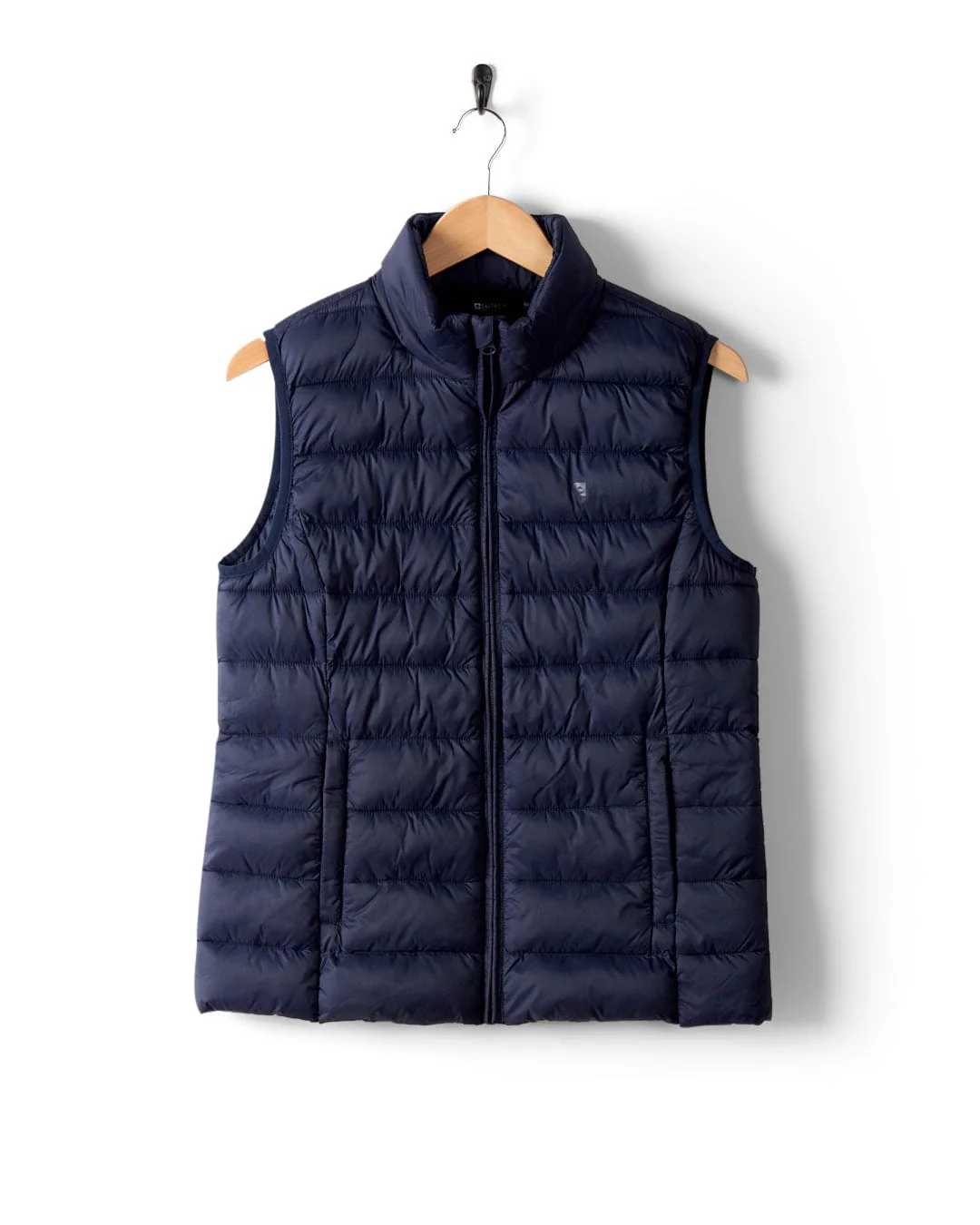 Margot - Womens Recycled Padded Gilet - Blue - Image 3