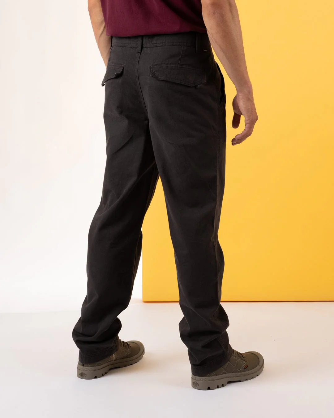 Marloes - Mens Chino Trousers - Grey - Image 3