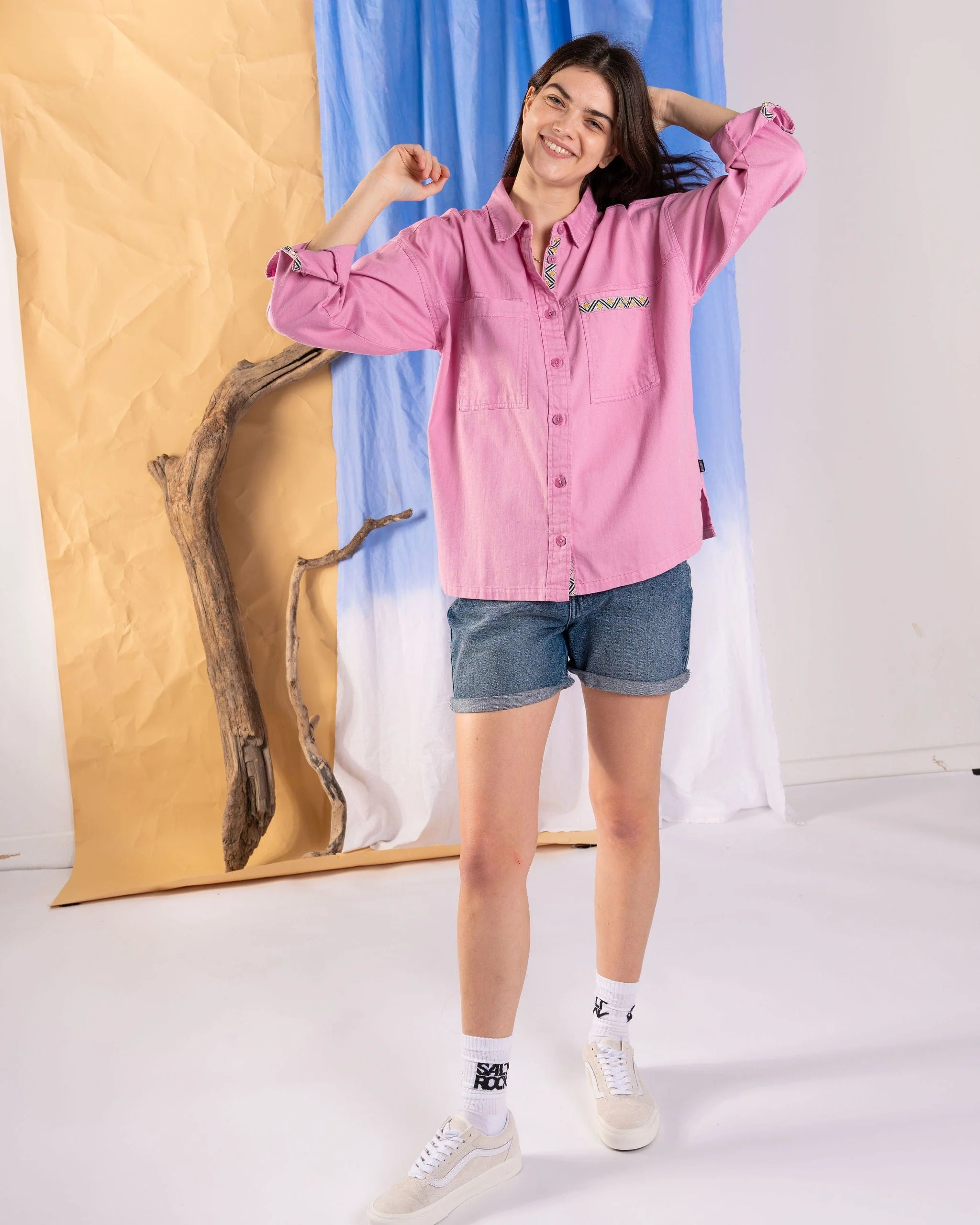 Maya - Womens Shirt - Pink - Image 3
