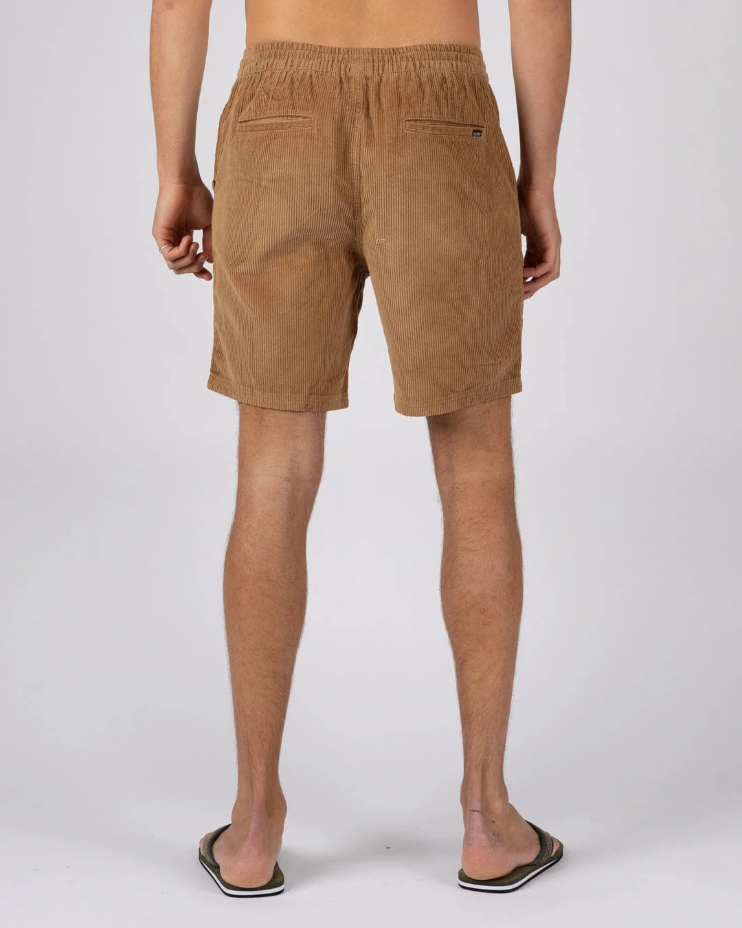 Meddon - Mens Corduroy Shorts - Brown - Image 2
