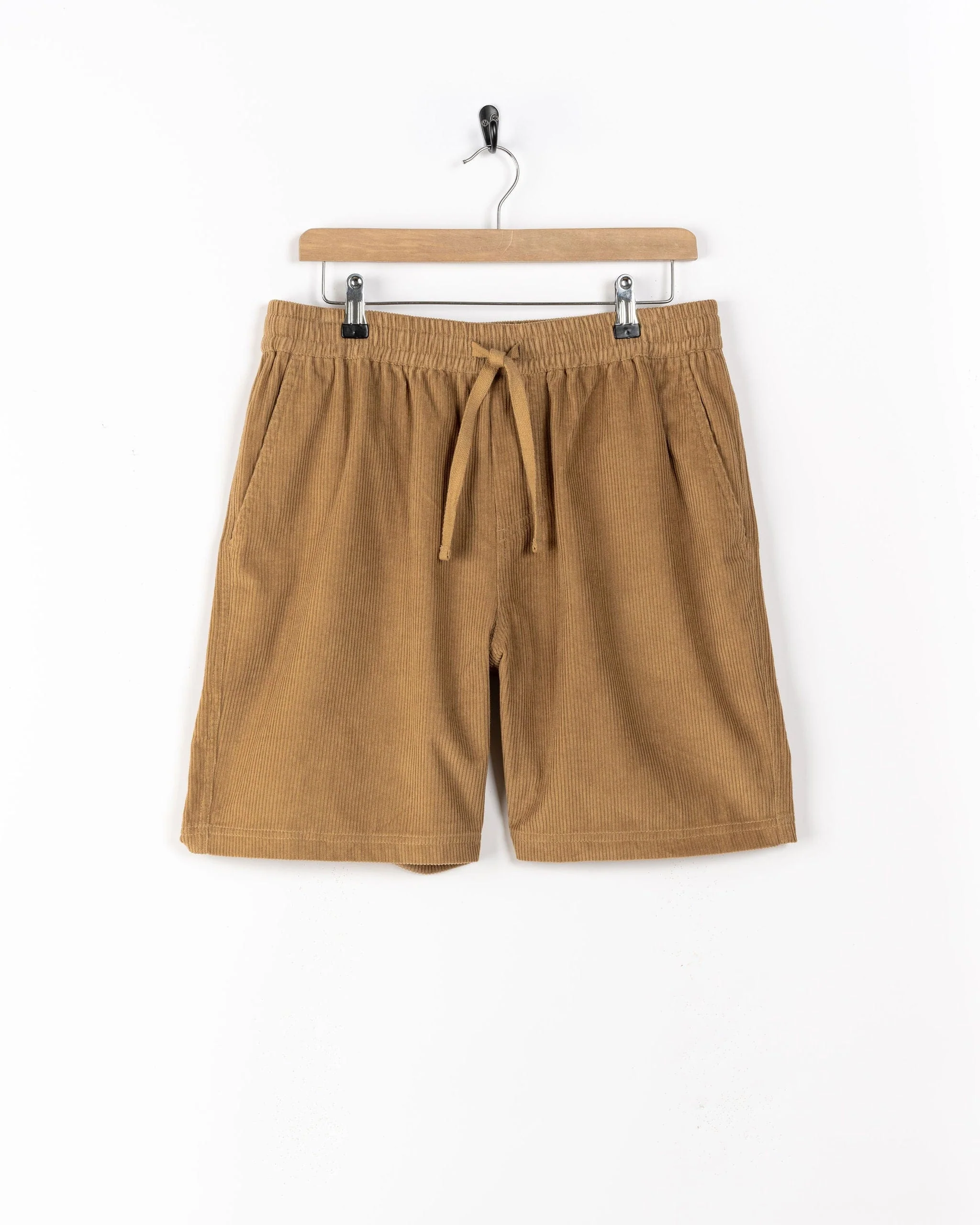 Meddon - Mens Corduroy Shorts - Brown - Image 6