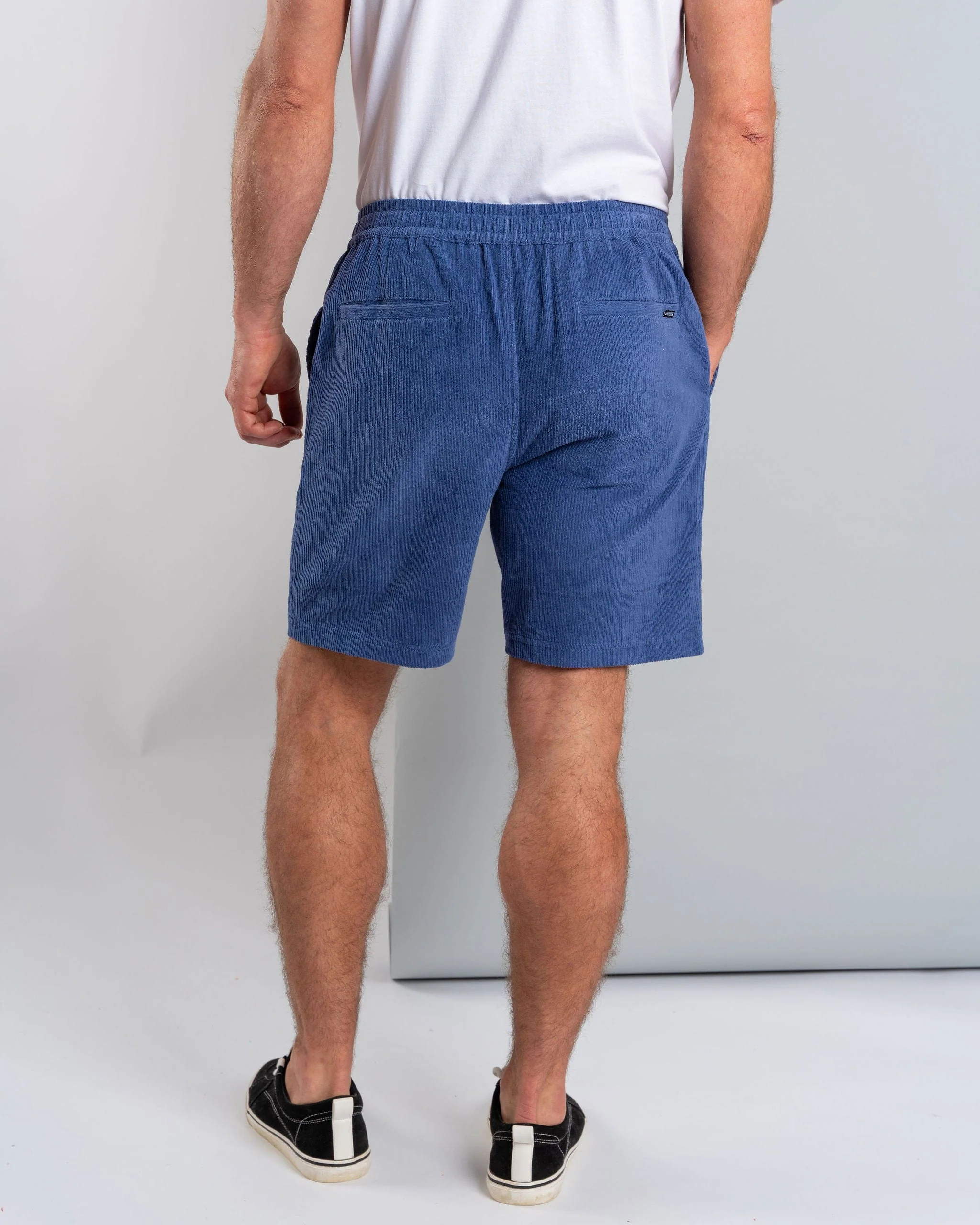 Meddon - Mens Corduroy Short - Blue - Image 4