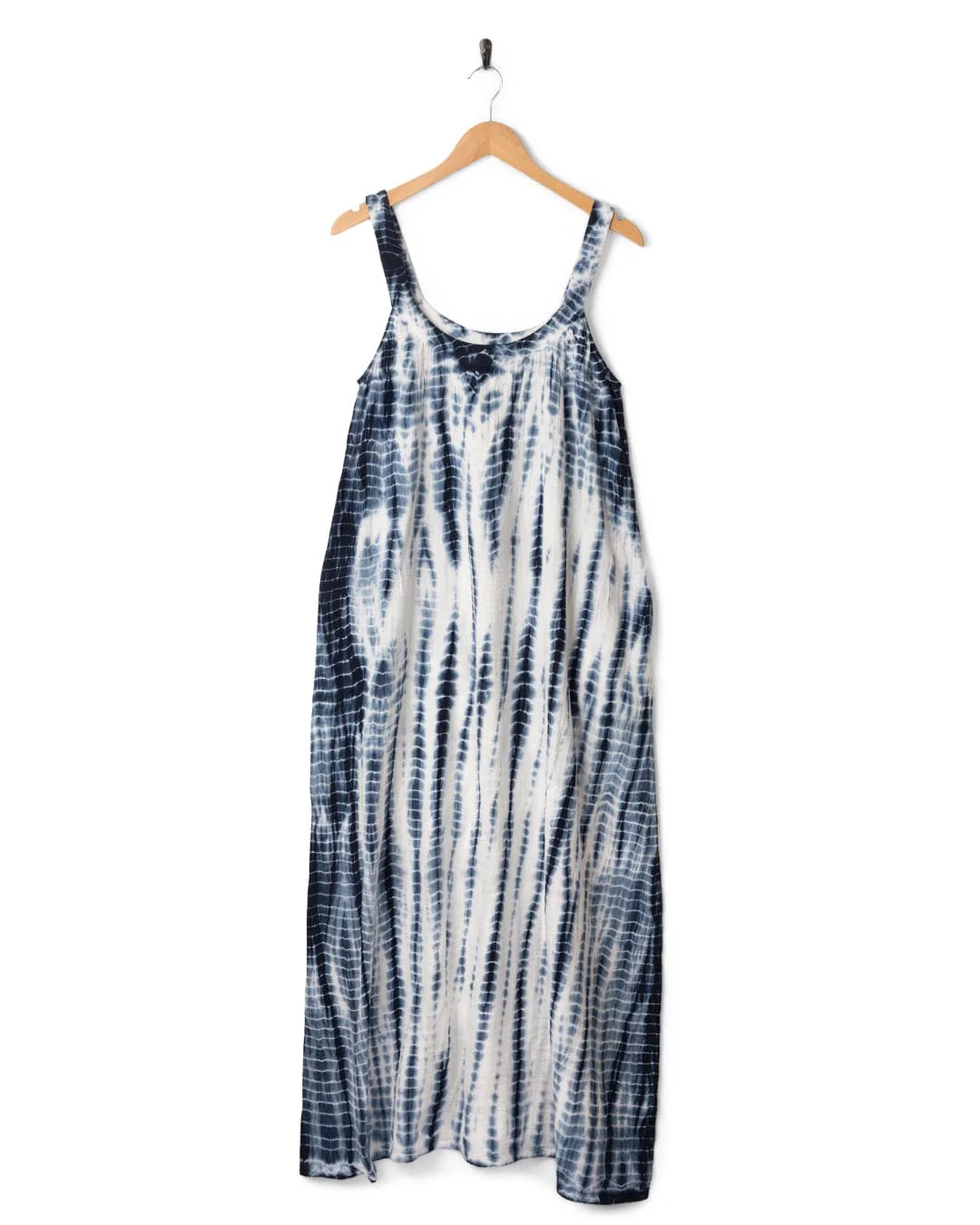 Melda - Womens Oversized Midi Dress - Blue - Image 7