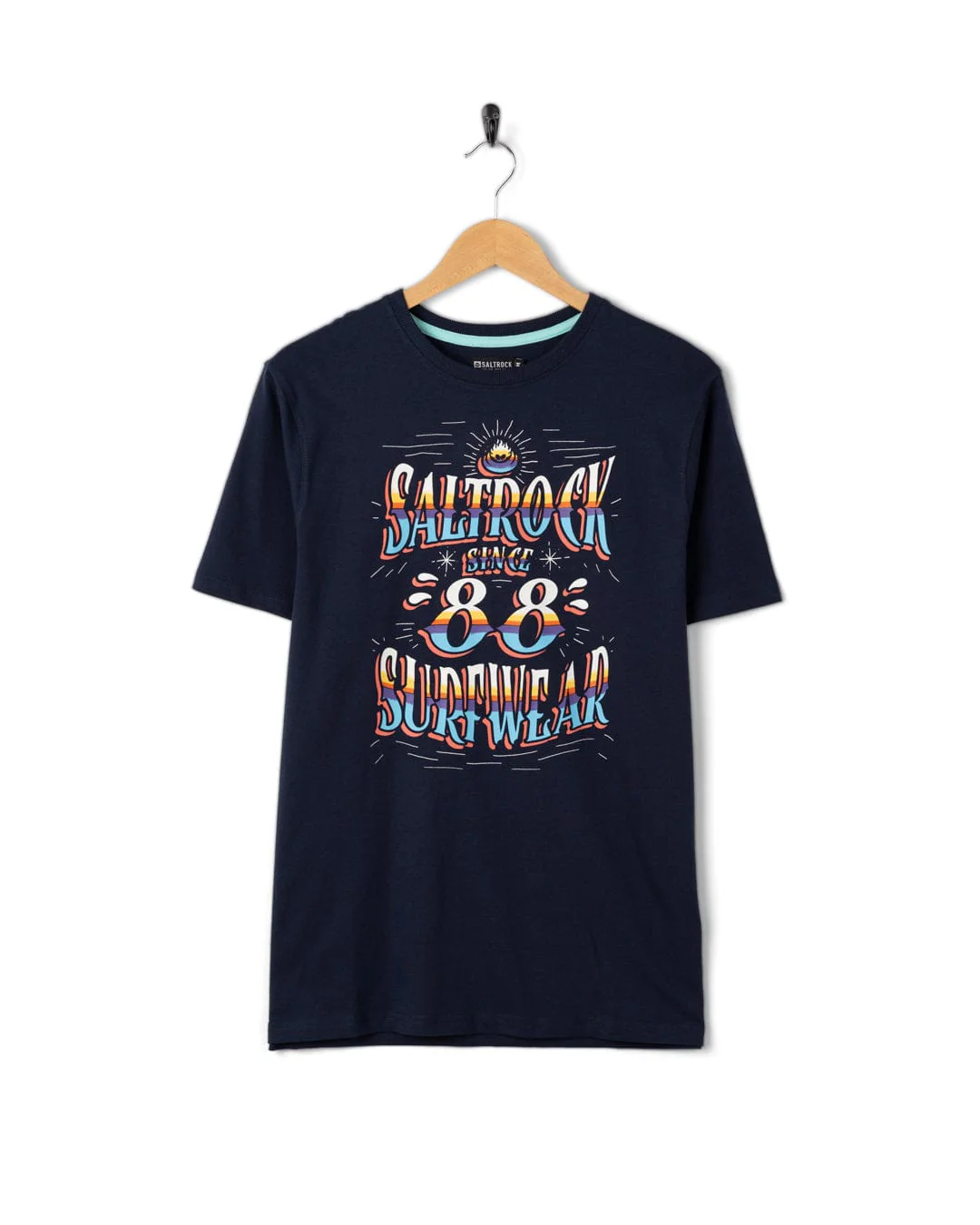 Mex Logo - Mens T-Shirt - Blue - Image 5