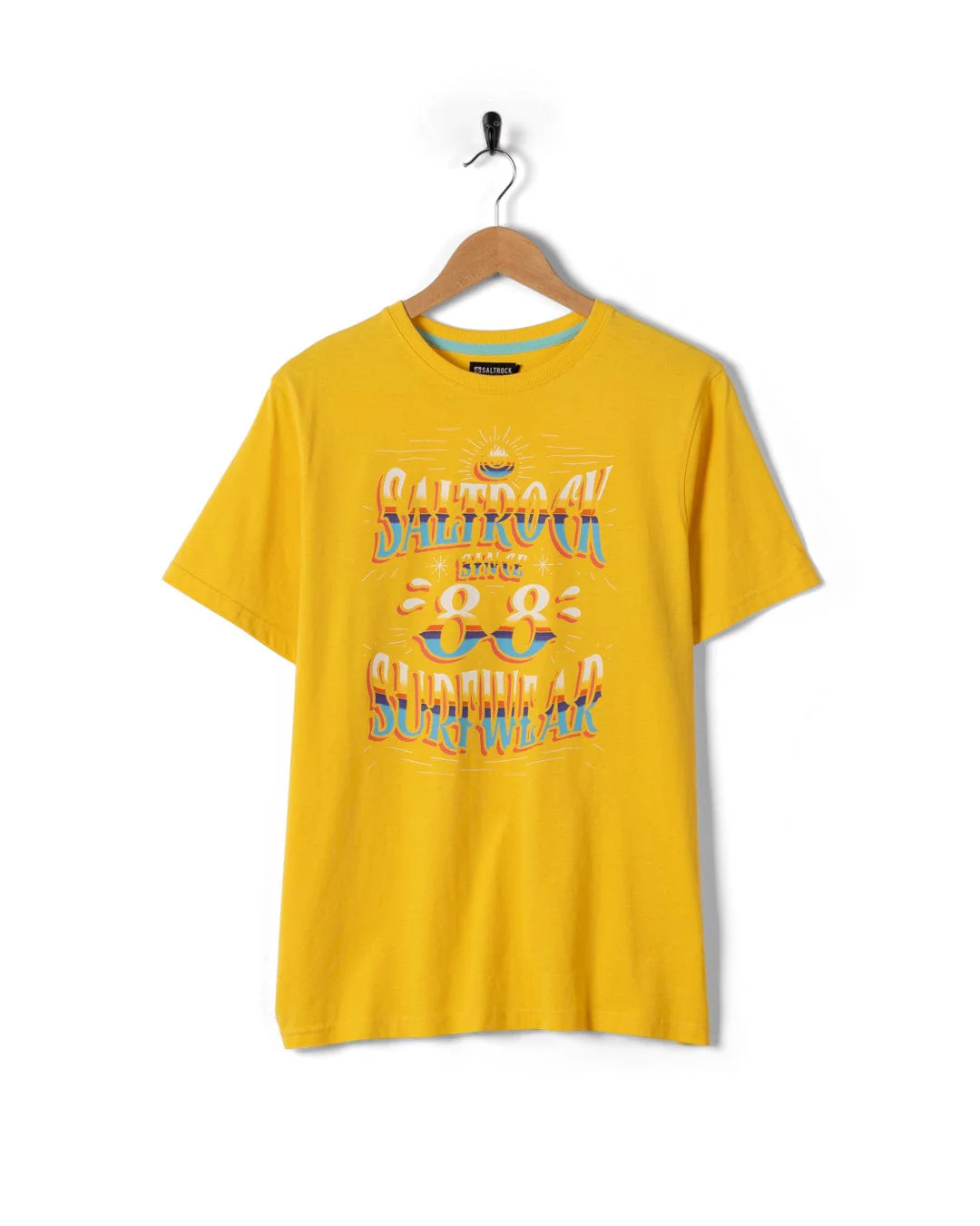 Mex Logo - Mens T-Shirt - Yellow - Image 2