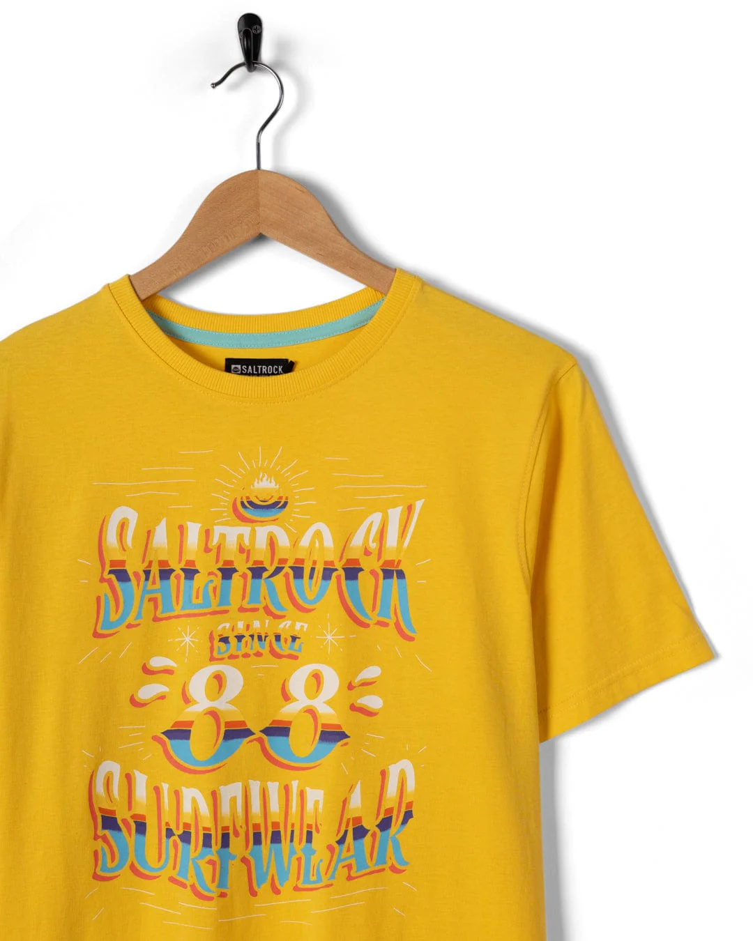Mex Logo - Mens T-Shirt - Yellow - Image 4
