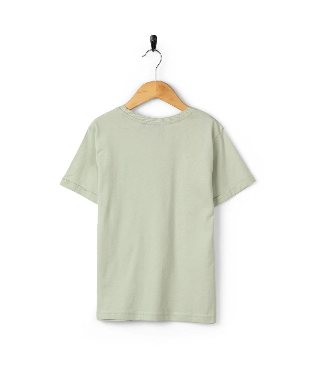 Midnight - Kids Short Sleeve T-Shirt - Light Green - Image 3