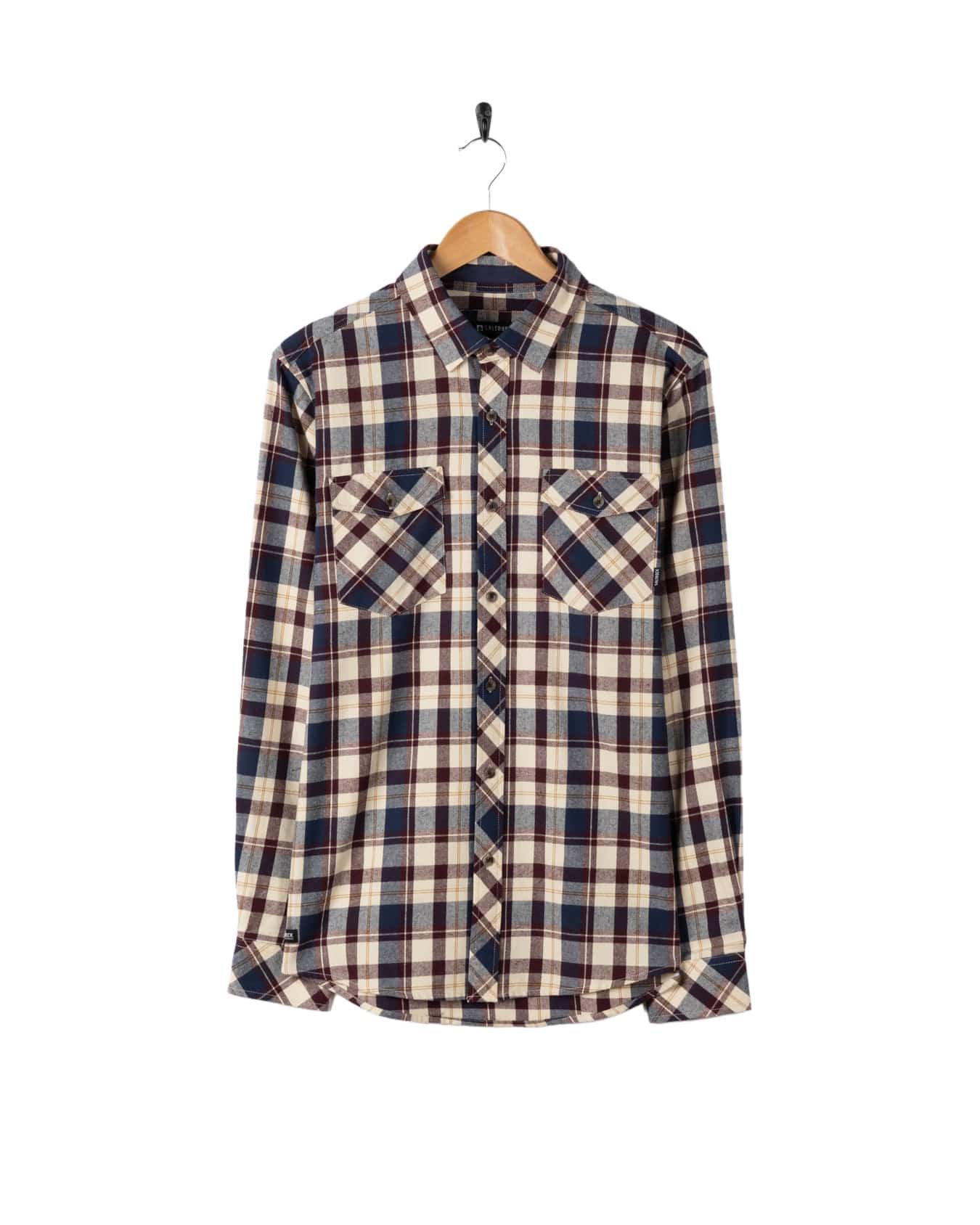 Miles - Mens Flannel Shirt - Purple Check - Image 8