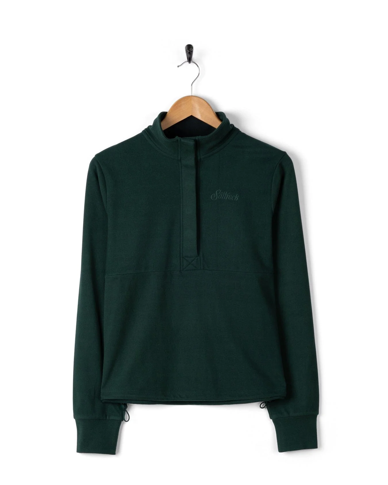 Morg - Fleece - Womens 1/4 Neck Fleece - Teal - Image 5