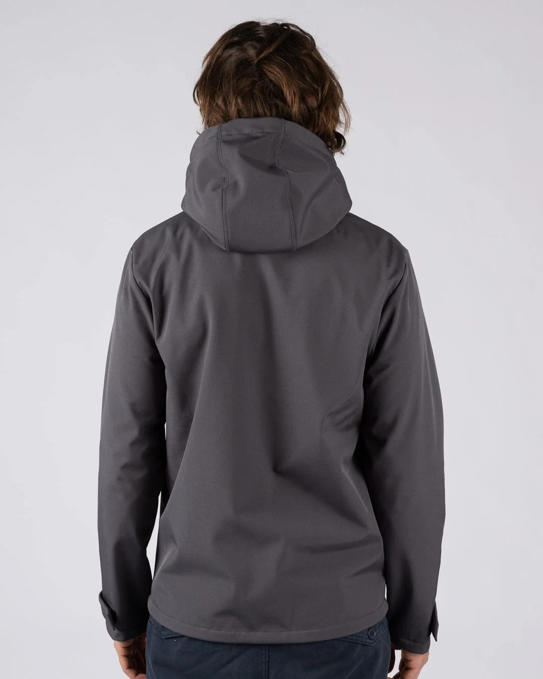 Munros II - Mens Water Resistant Softshell Jacket - Dark Grey - Image 7