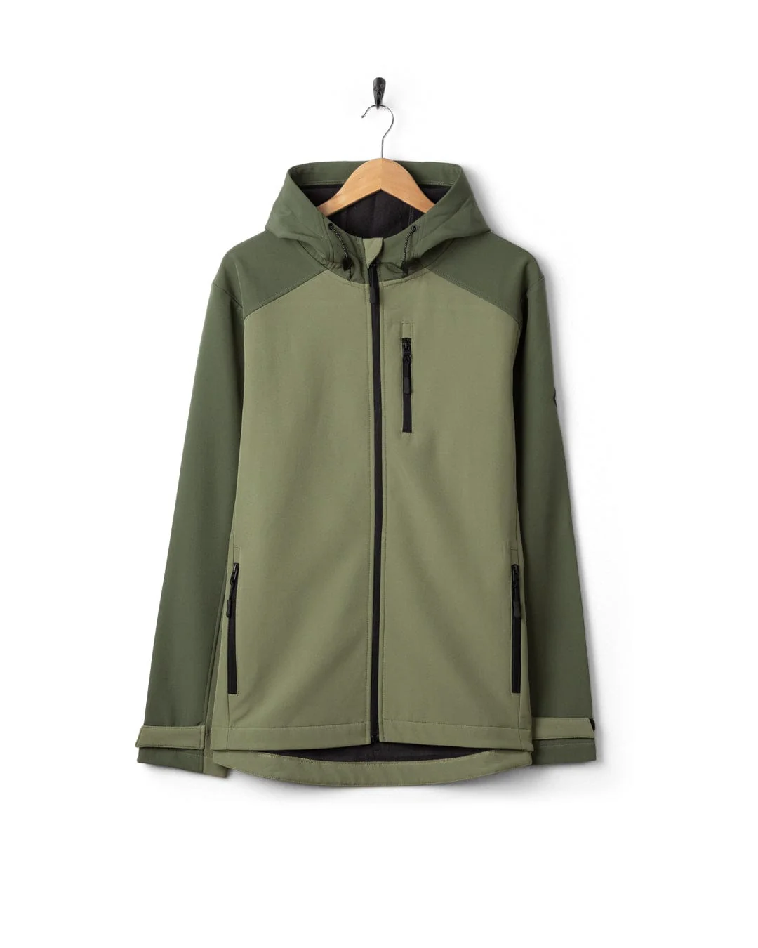 Munry - Mens Water Resistant Softshell Jacket - Dark Green - Image 10