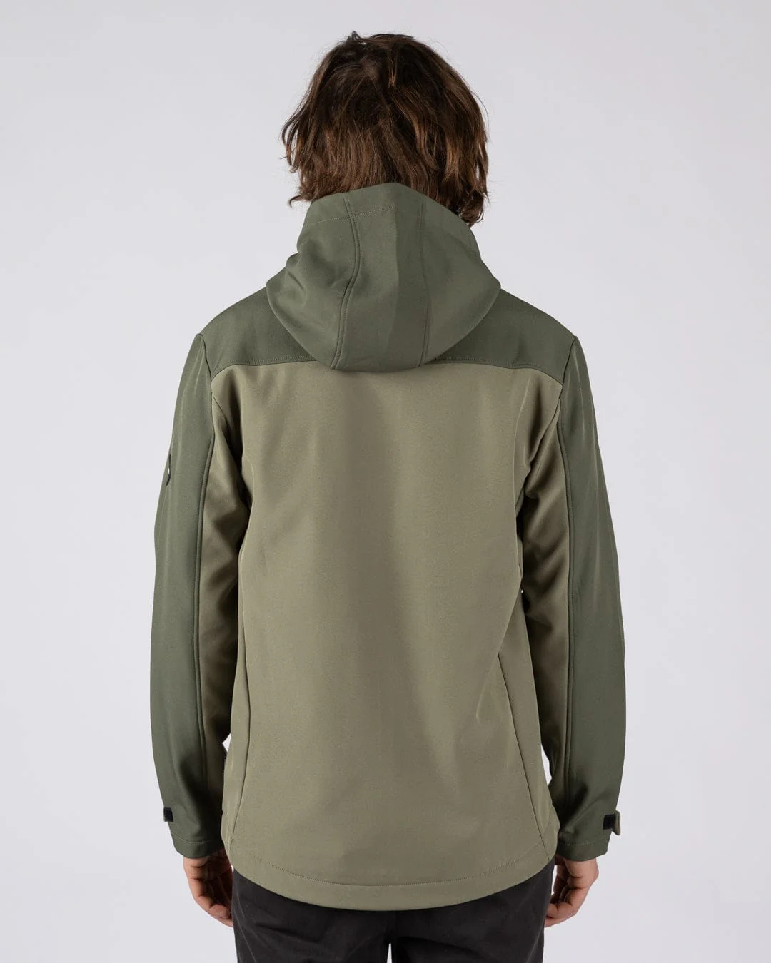 Munry - Mens Water Resistant Softshell Jacket - Dark Green - Image 4