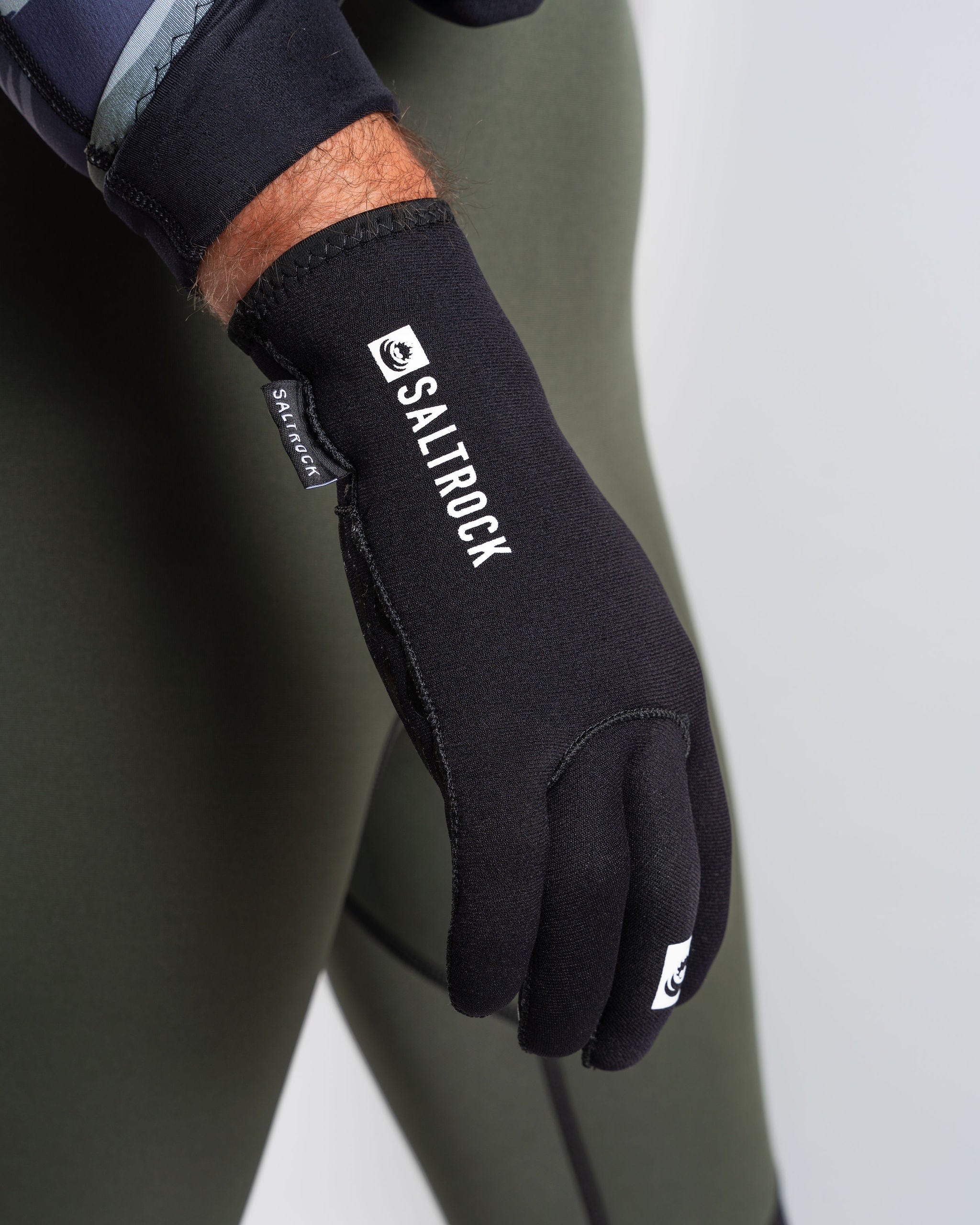 Neoprene Technical Cold Water Gloves - Black - Image 8