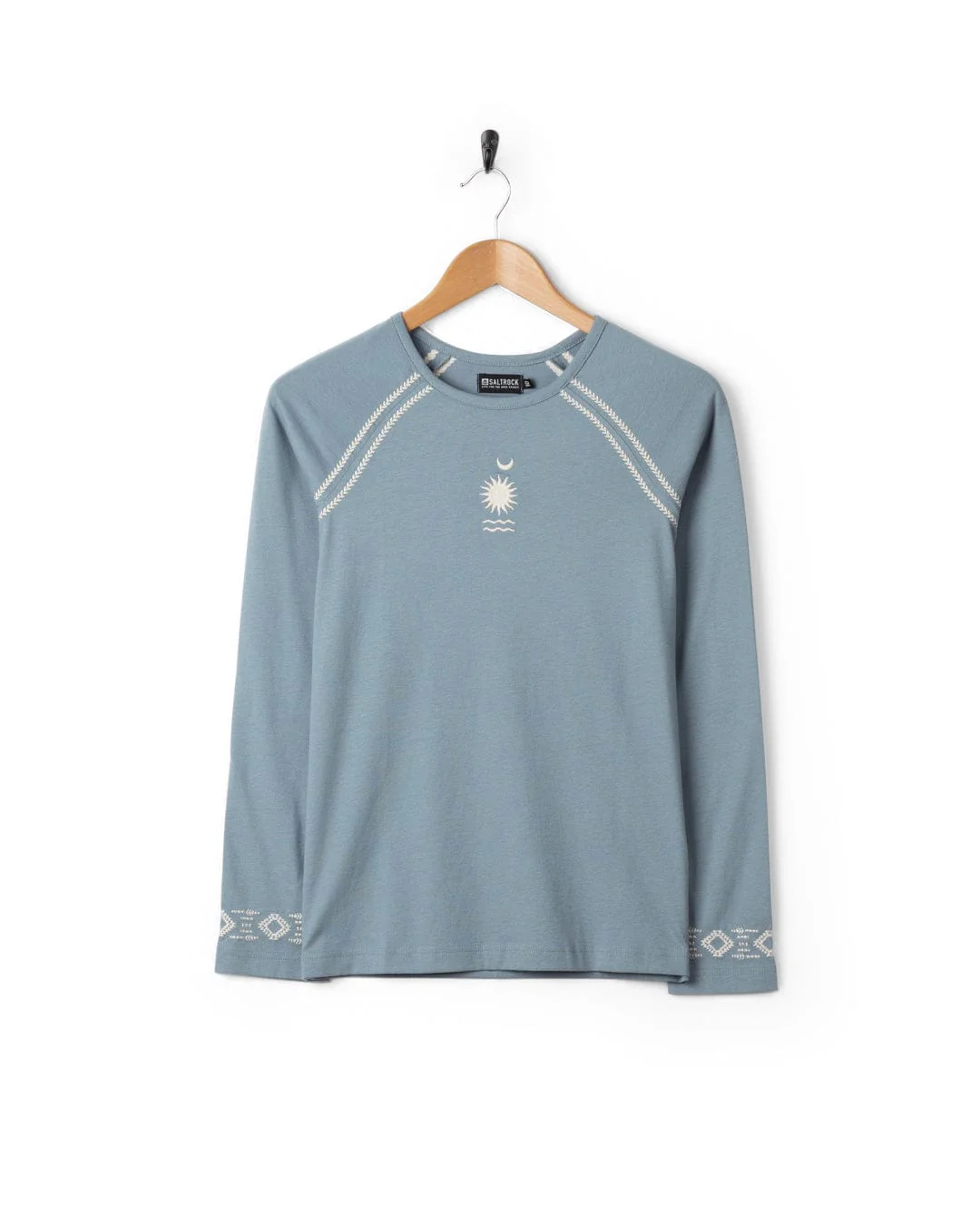 Nessa - Womens Long Sleeve T-Shirt - Blue - Image 6
