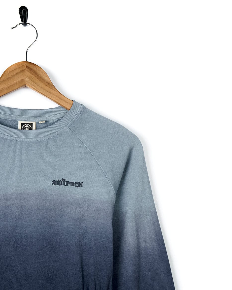 Nola - Kids Dip Dye Sweatshirt - Blue - Image 2