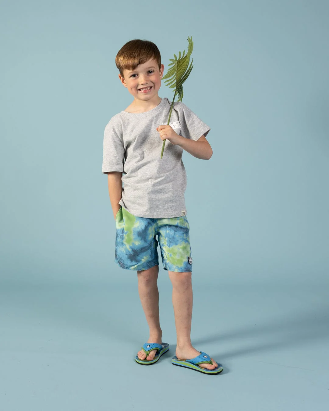 Ocean Swim - Kids Swim Shorts - Blue - Image 3