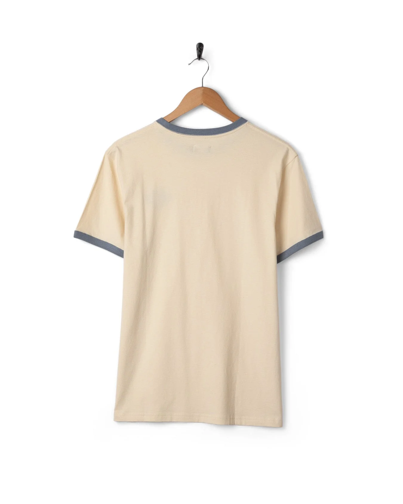 Offshore Ringer - Mens Short Sleeve T-Shirt - Cream - Image 8