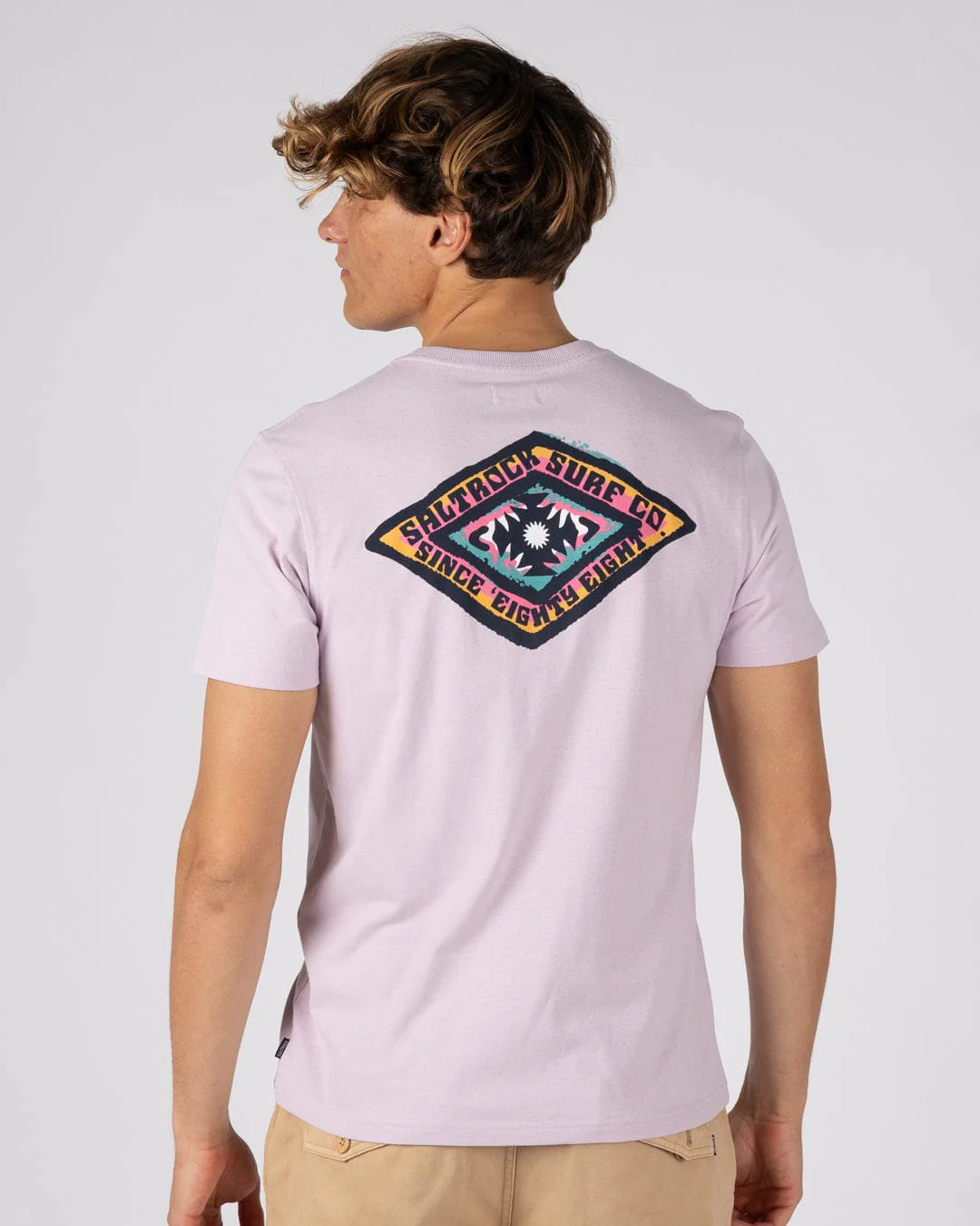 Offshore - Mens Short Sleeve T-Shirt - Purple - Image 2