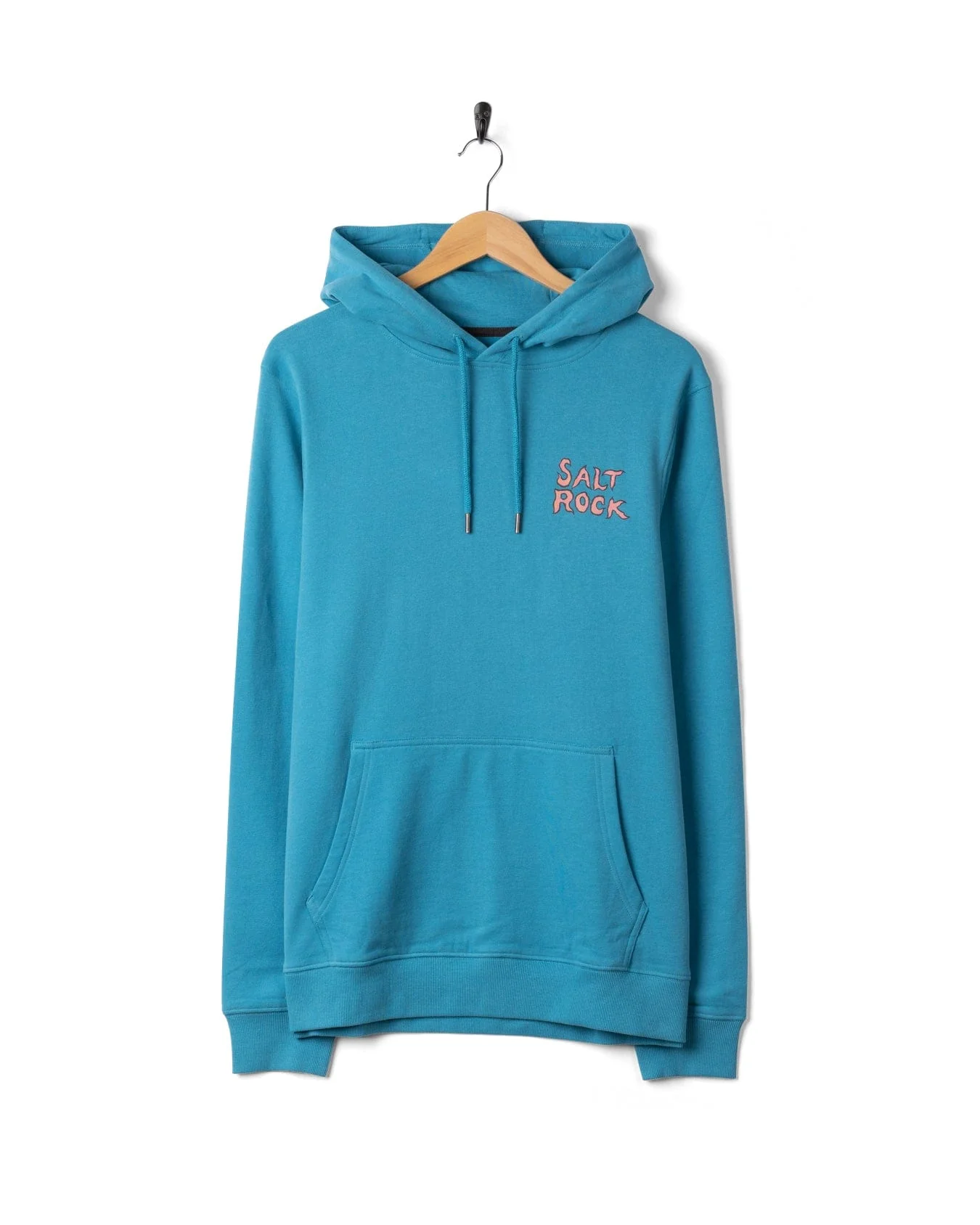 One More Wave - Mens Pop Hoodie- Bright Blue - Image 8