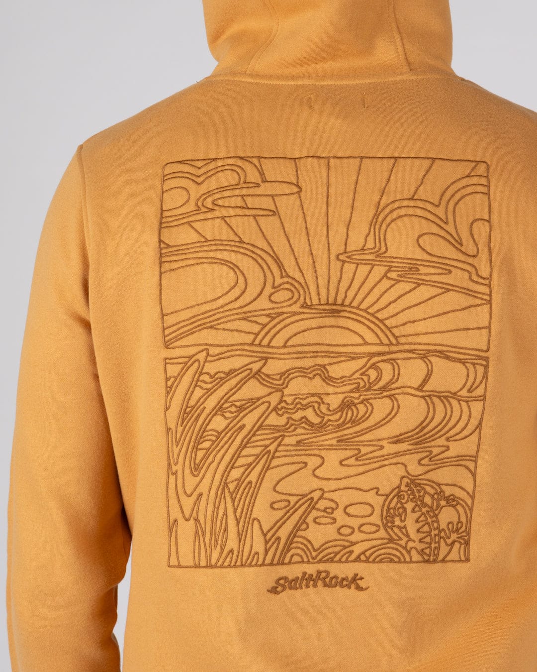 Open Finals Linear - Mens Pop Hoodie - Yellow - Image 5